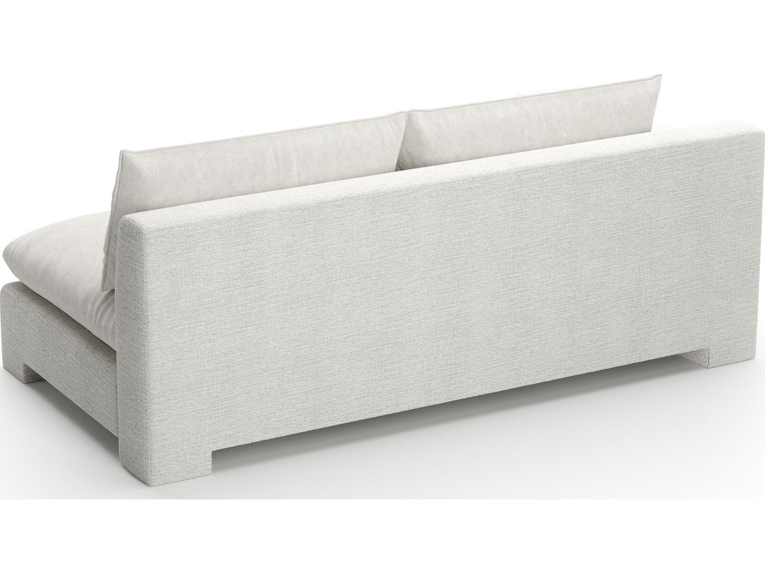 Caracole Devon White Upholstered Sectional Sofa
