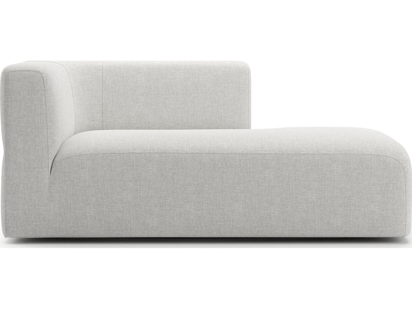 Caracole Rhythm White Upholstered Chaise