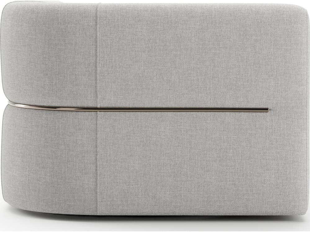 Caracole Rhythm White Upholstered Chaise