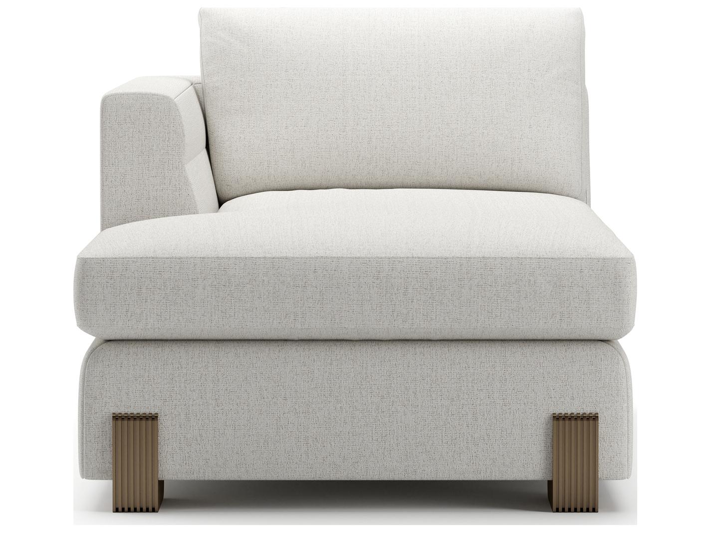 Caracole Counter Balance Cream Upholstered Chaise