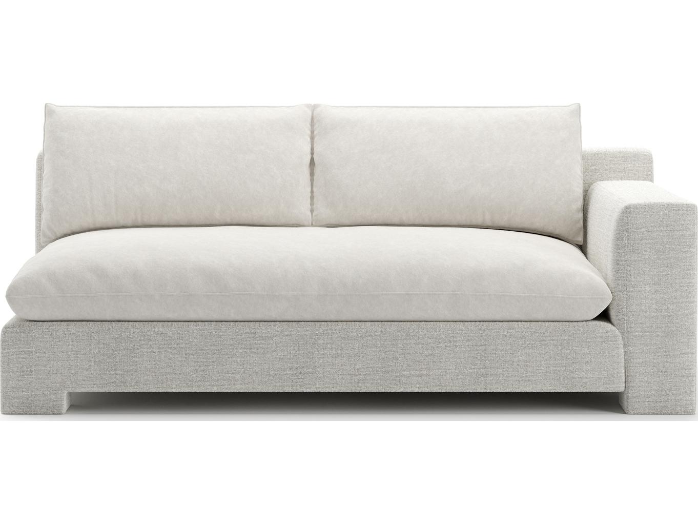 Caracole Devon White Upholstered Sectional Sofa