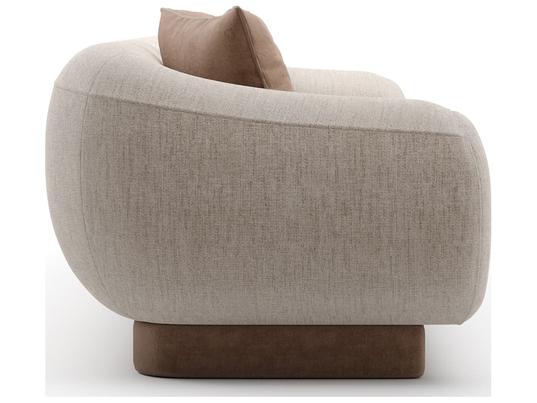 Caracole Seta Beige Upholstered Sectional Sofa