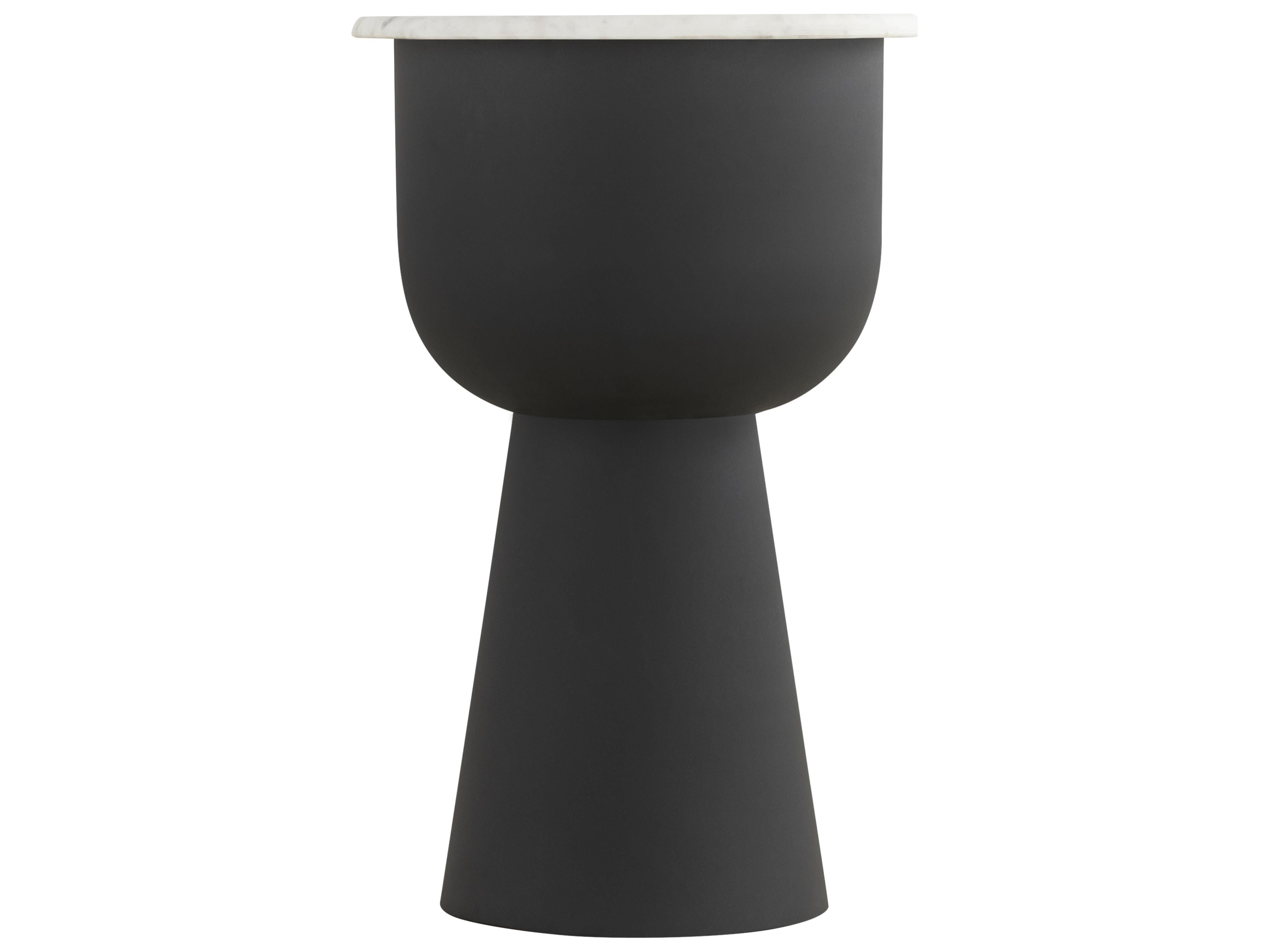 Canarm Nila Round Marble End Table