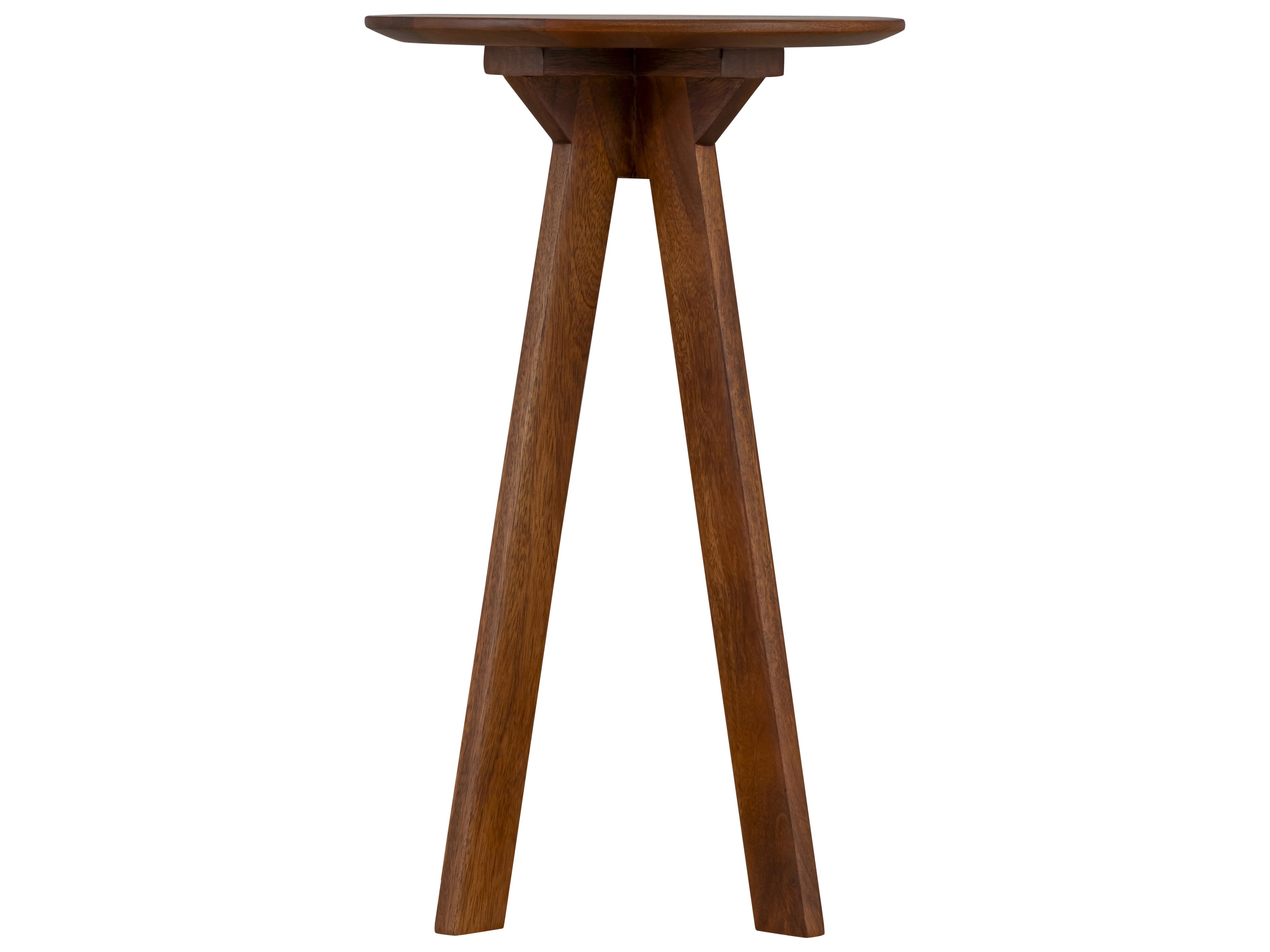 Canarm Charlie Round Wood End Table