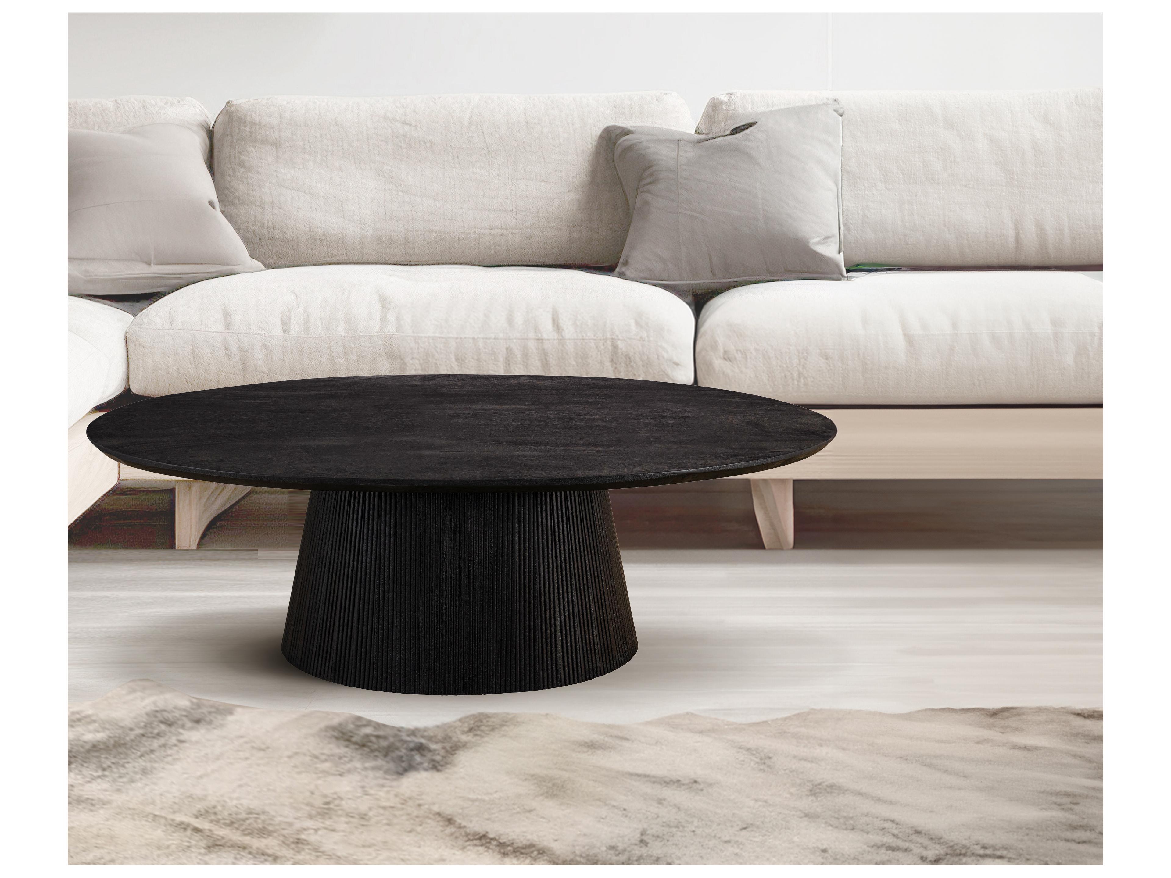 Canarm Madhy Oval Wood Coffee Table