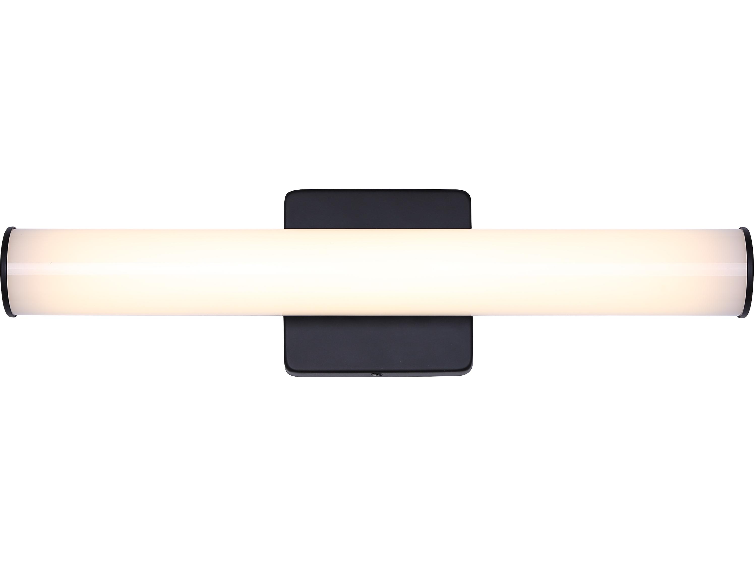 Canarm Osten 1 -light Black LED Vanity Light