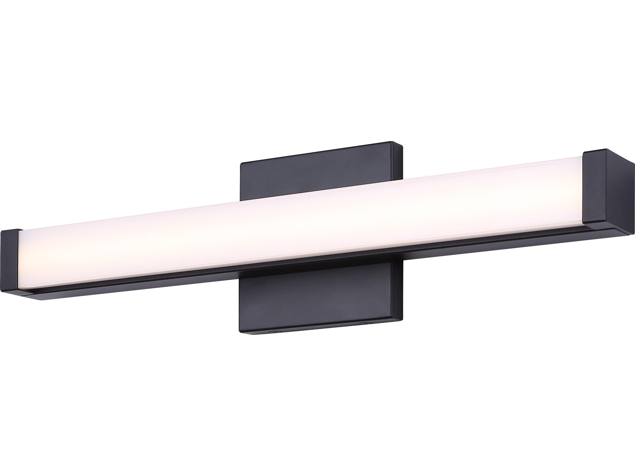 Canarm Jonah 1 -light Black LED Vanity Light