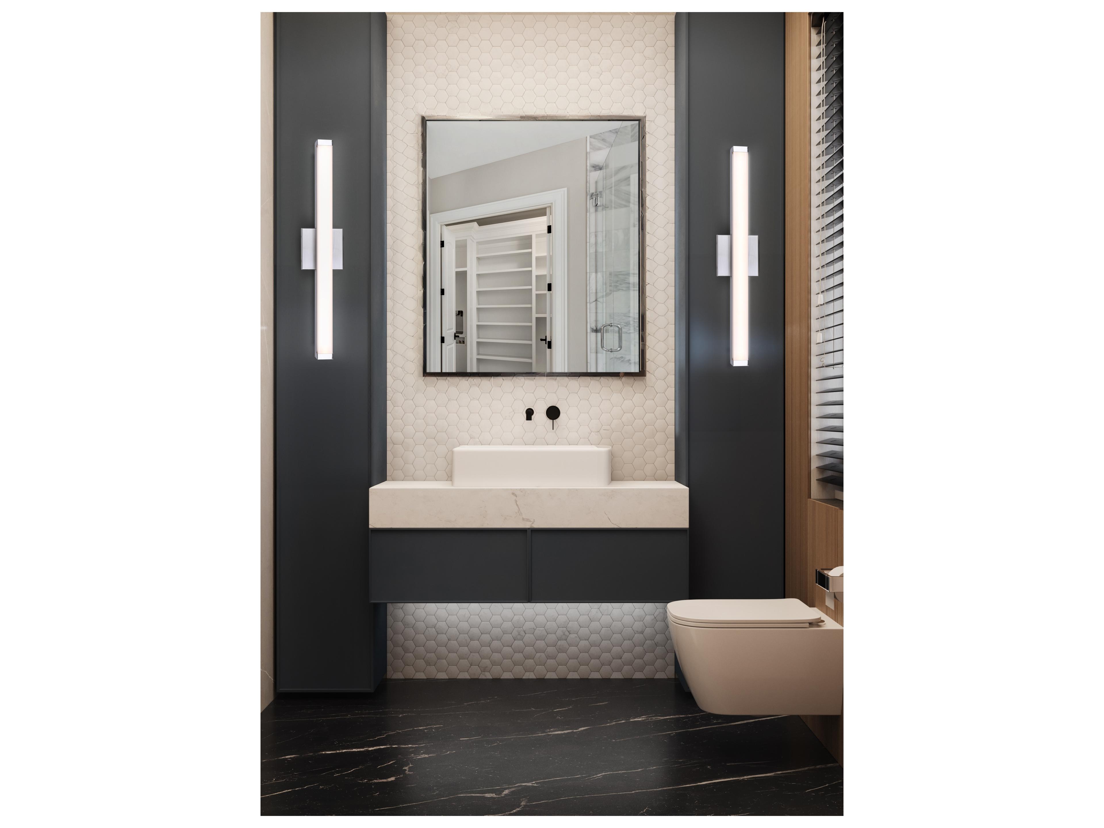 Canarm Jonah 1 -light Nickel LED Vanity Light