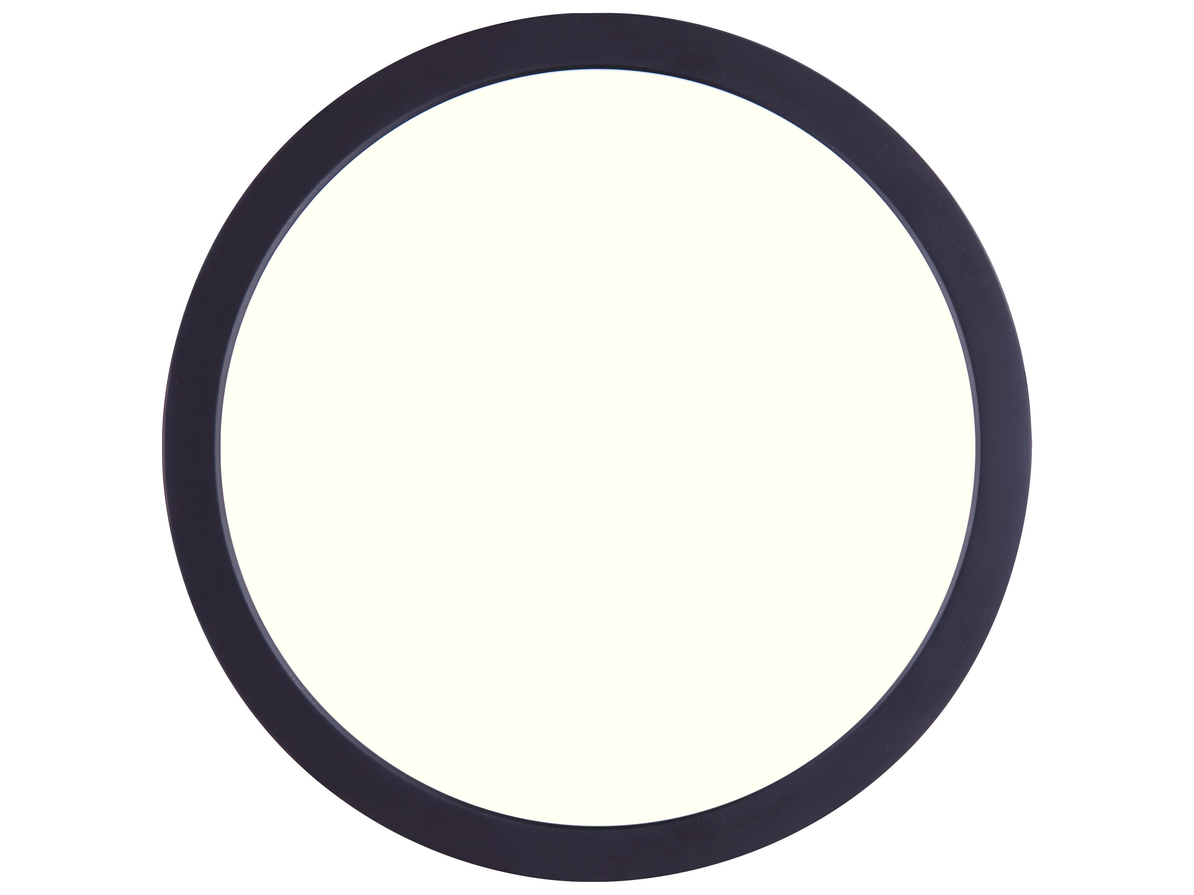 Canarm Led Disk Black LED Round Flush Mount