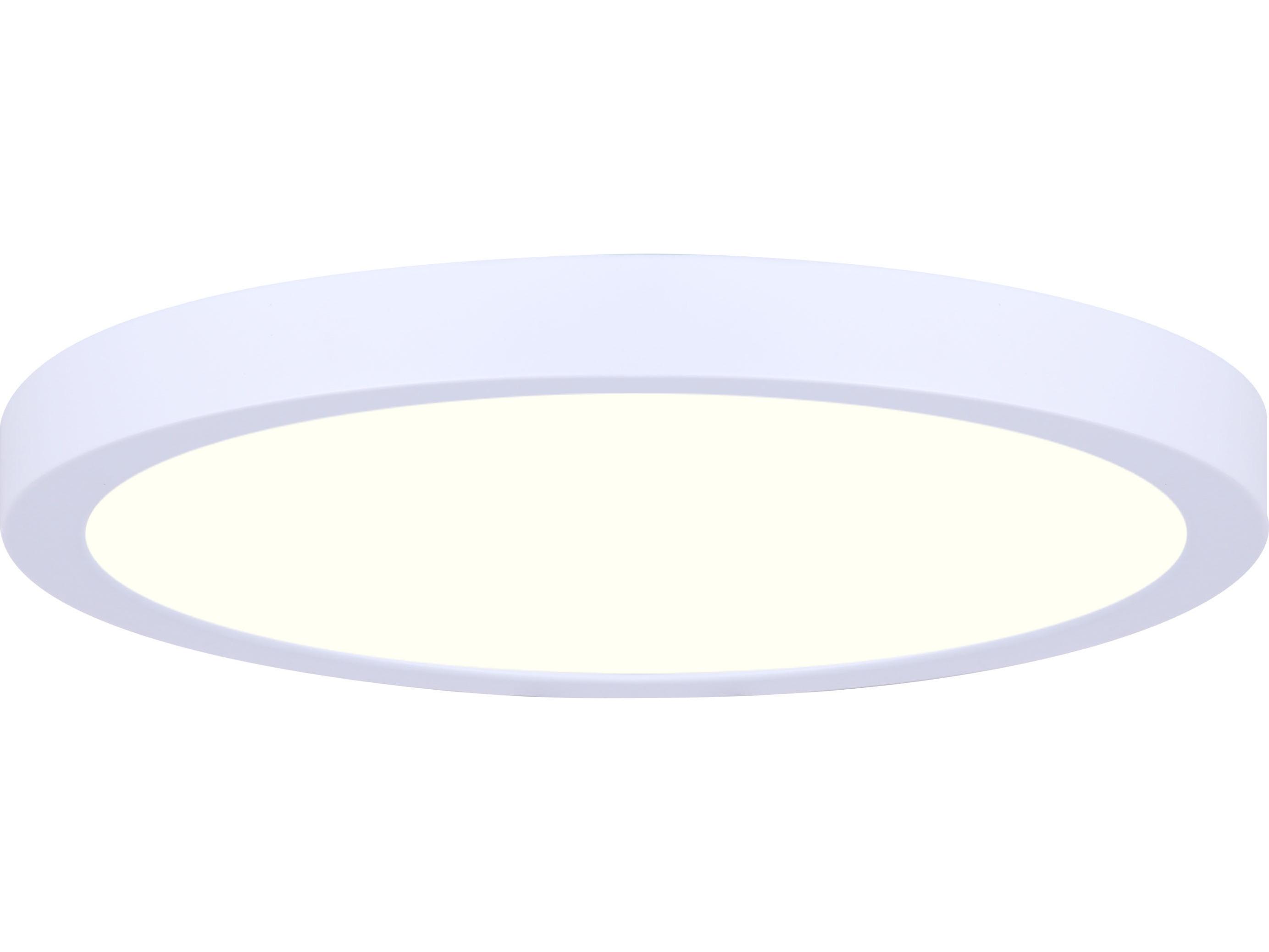 Canarm Led Disk White LED Round Flush Mount