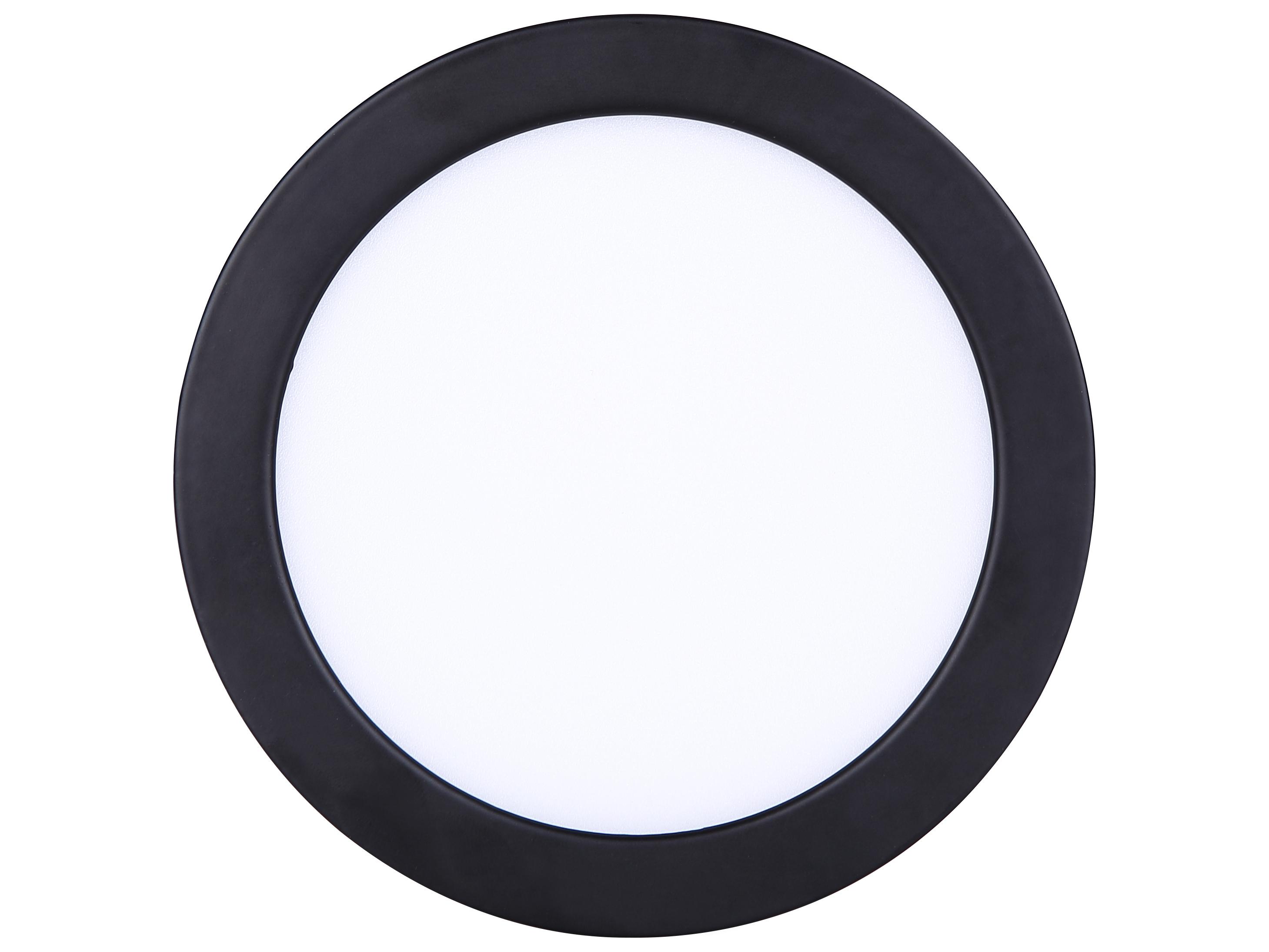 Canarm Led Round Disk Black LED Flush Mount