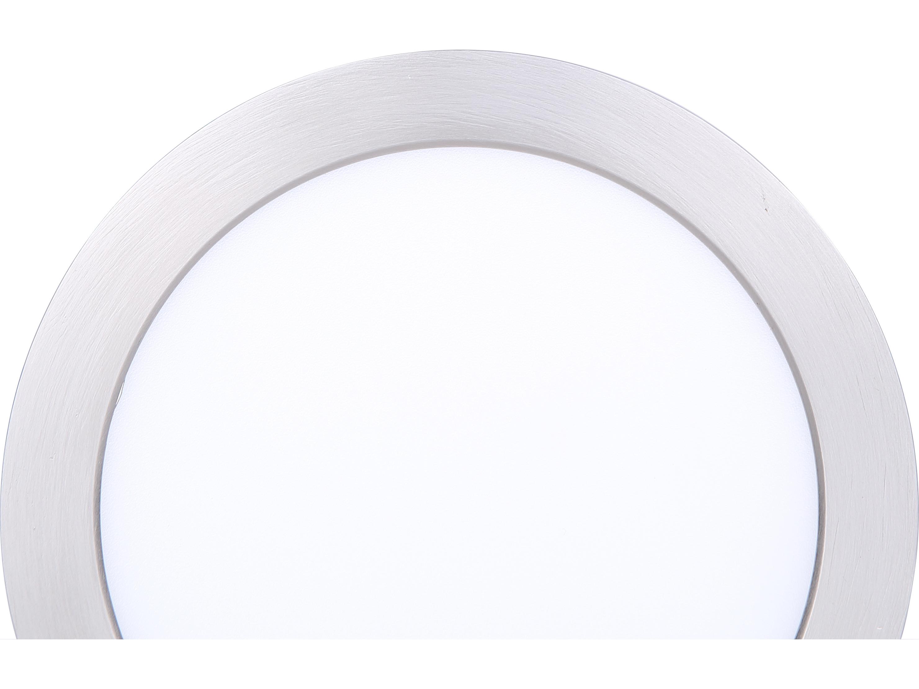 Canarm Led Round Disk Nickel LED Flush Mount