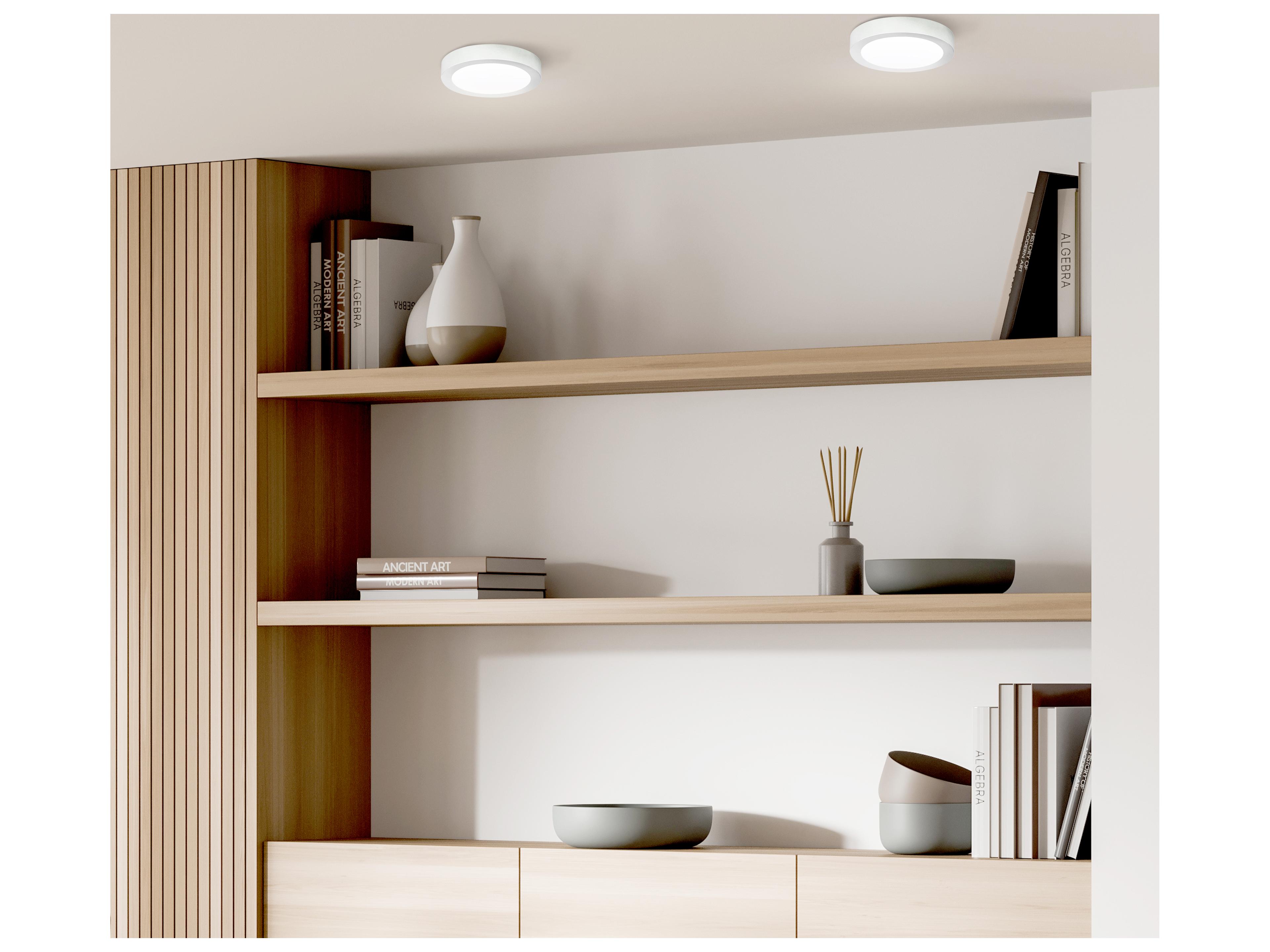 Canarm Led Round Disk White LED Flush Mount