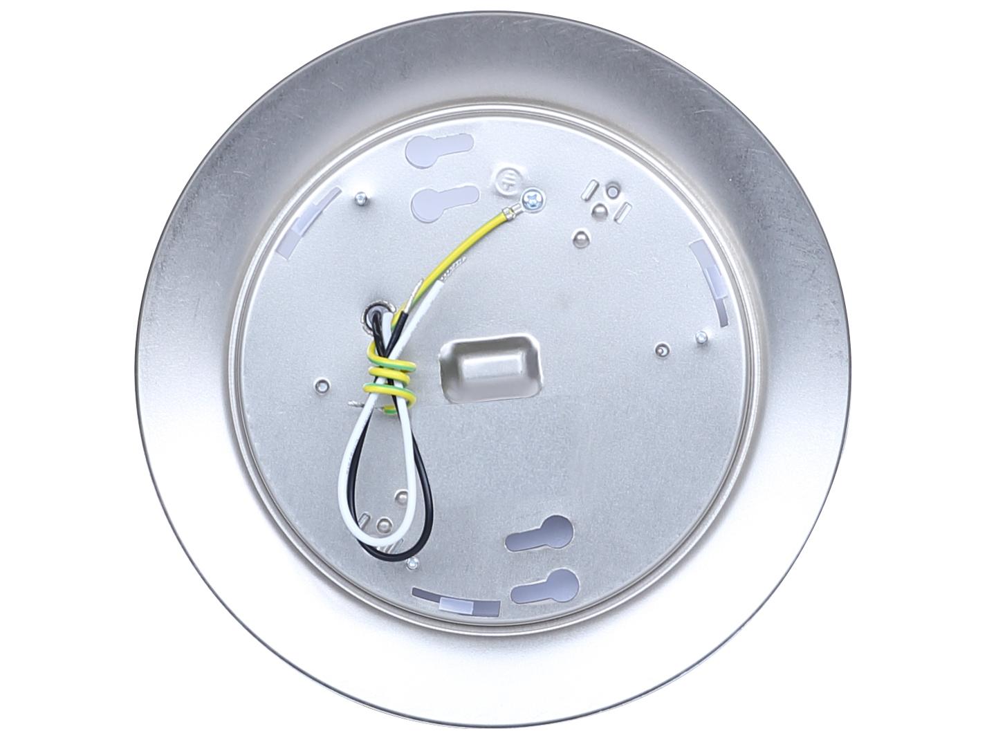 Canarm Led Disk 1 -light Nickel LED Round Flush Mount