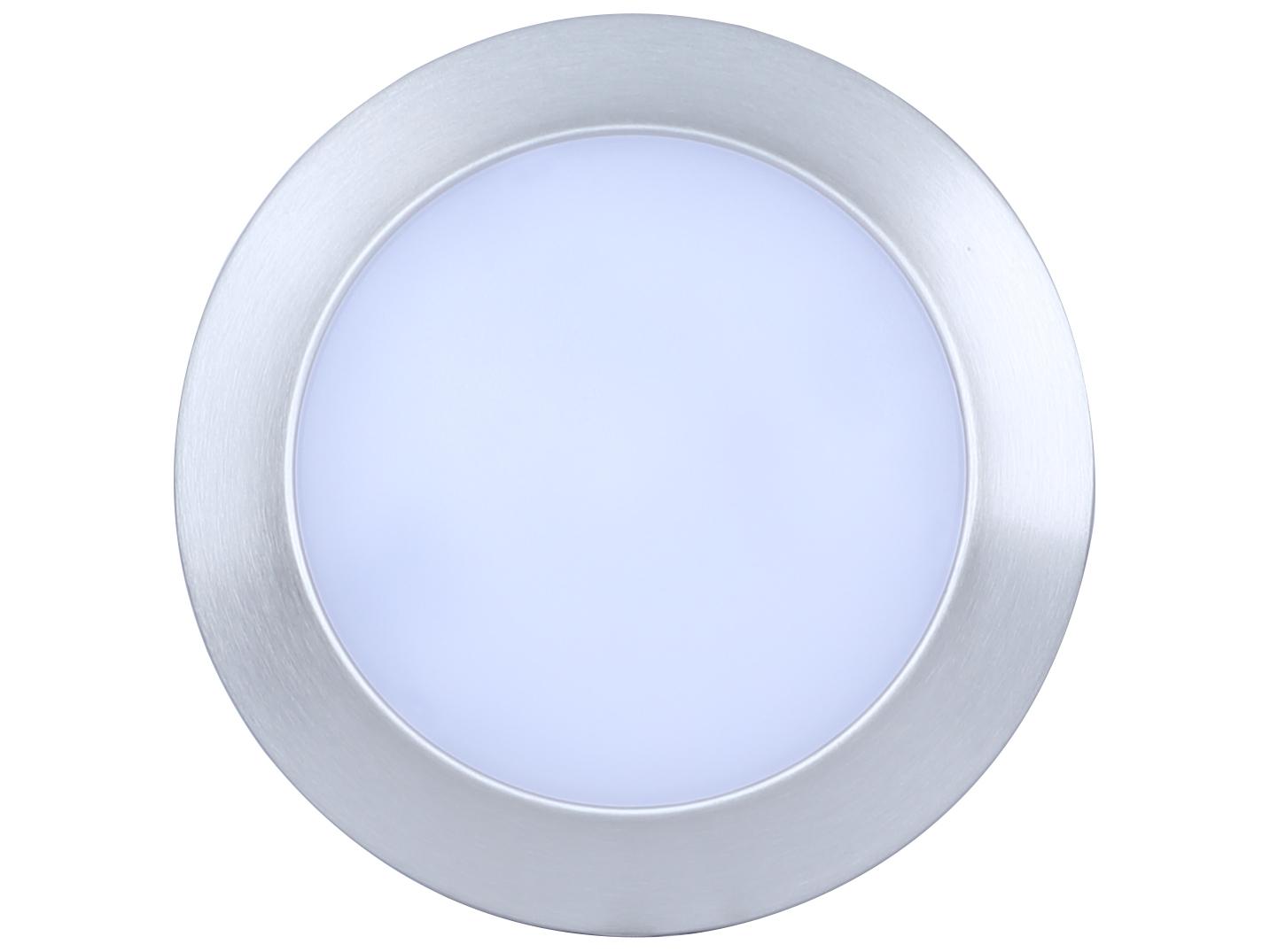 Canarm Led Disk 1 -light Nickel LED Round Flush Mount