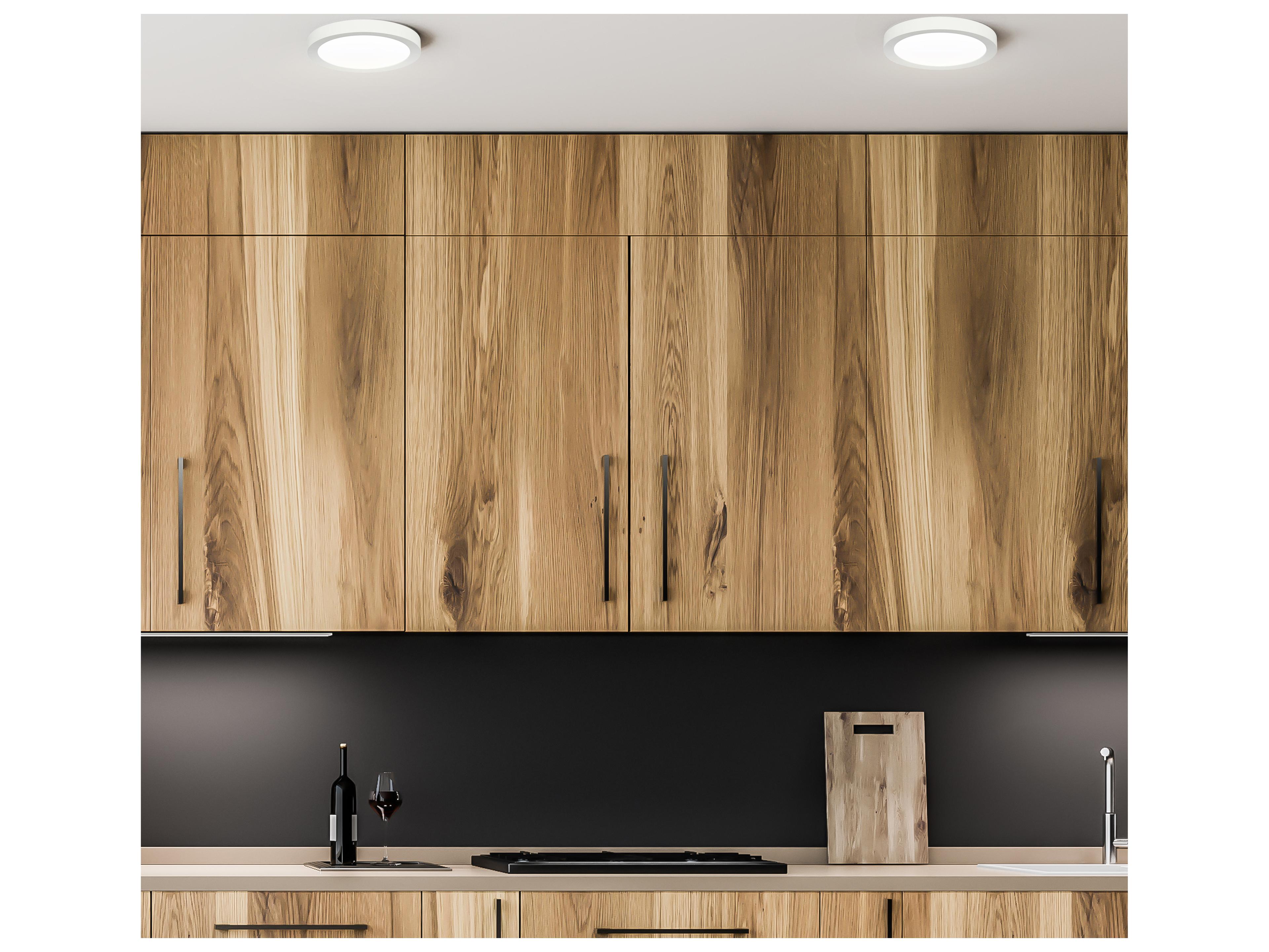 Canarm Led Edgeless Flush Mount White LED Round