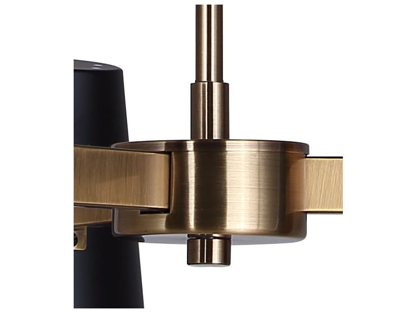 Canarm Harken 3 -light Black Chandelier