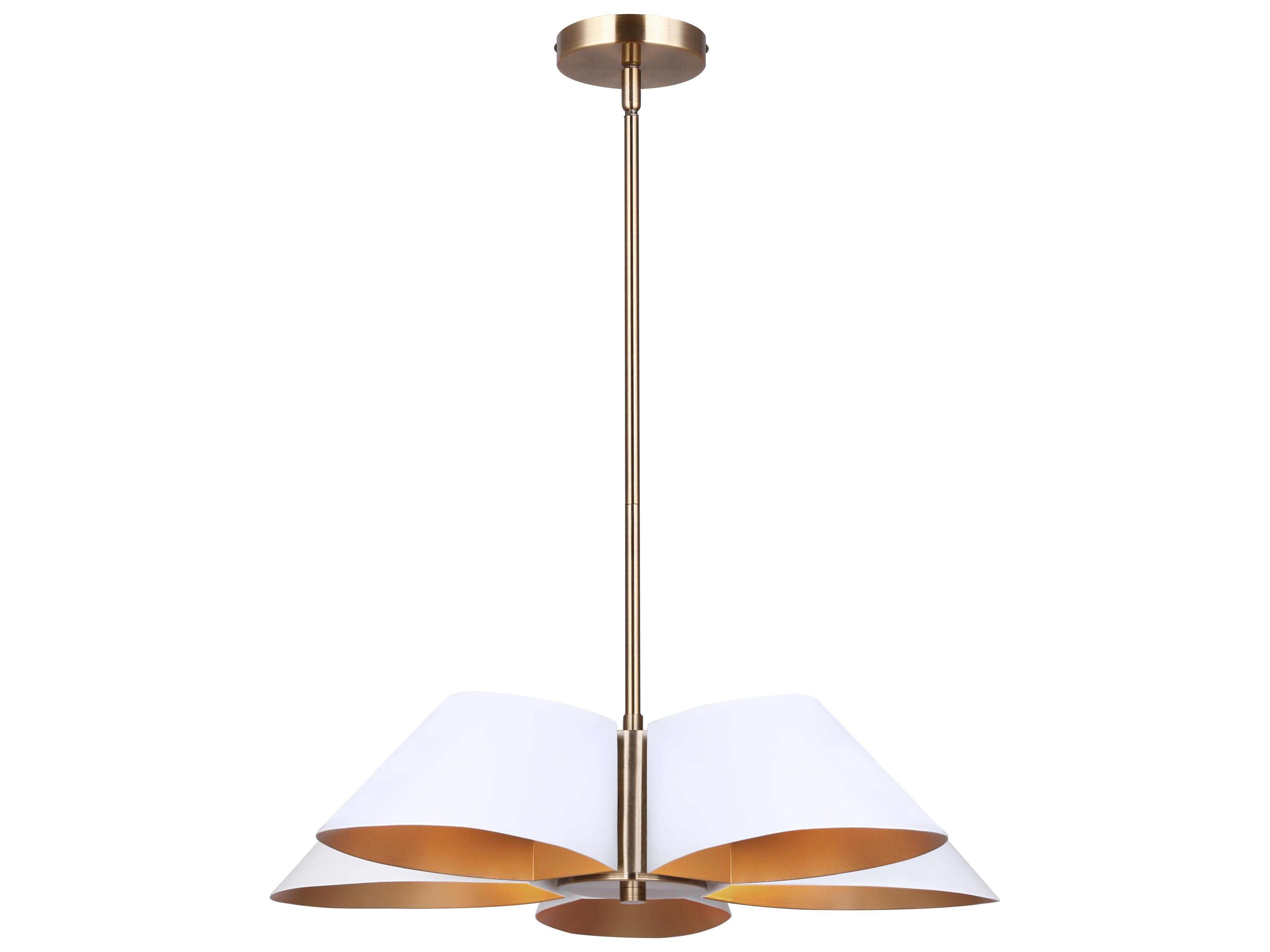 Canarm Daxton 5 -light White Chandelier