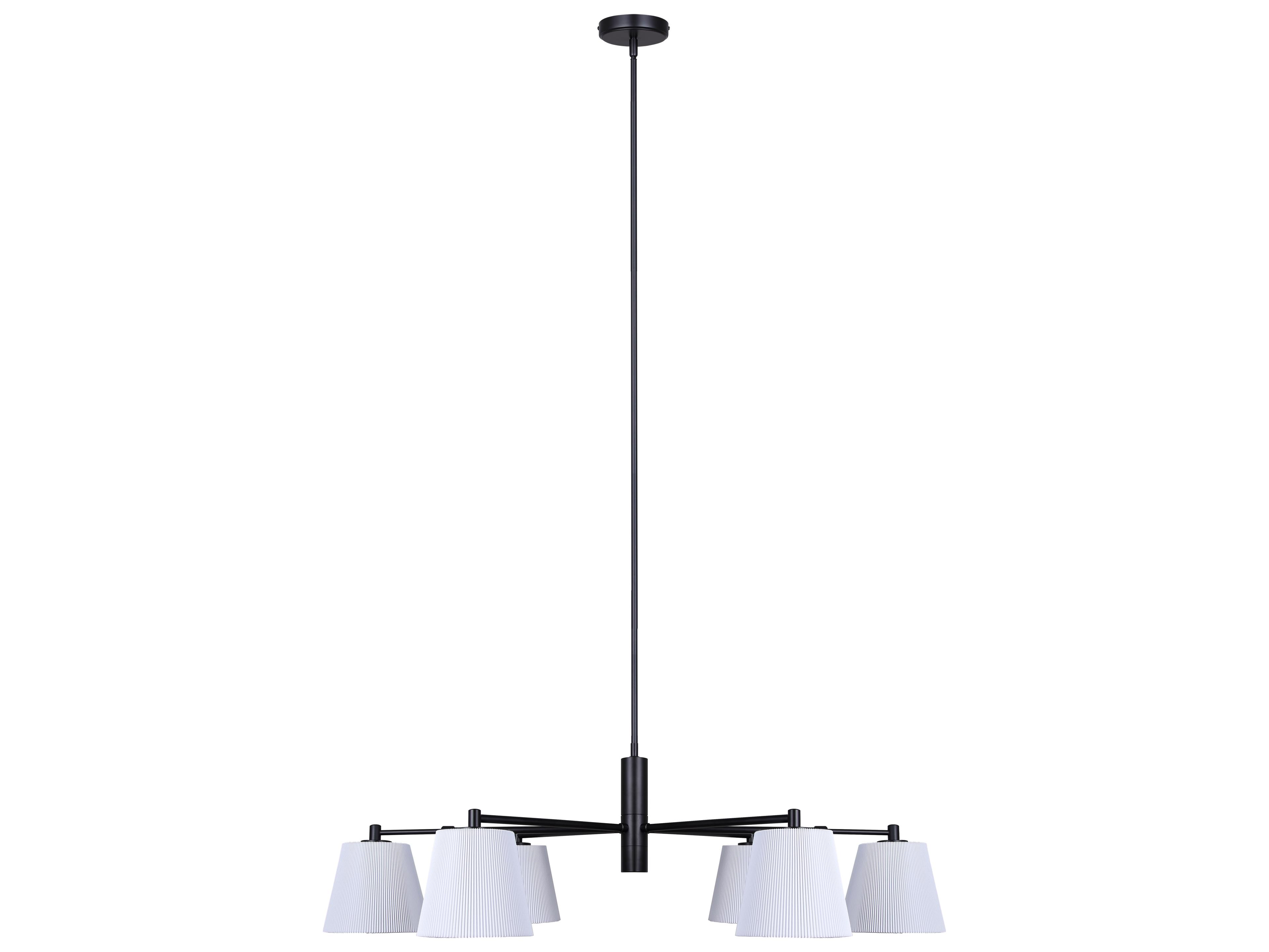 Canarm Aspen 6 -light Black Linear Chandelier