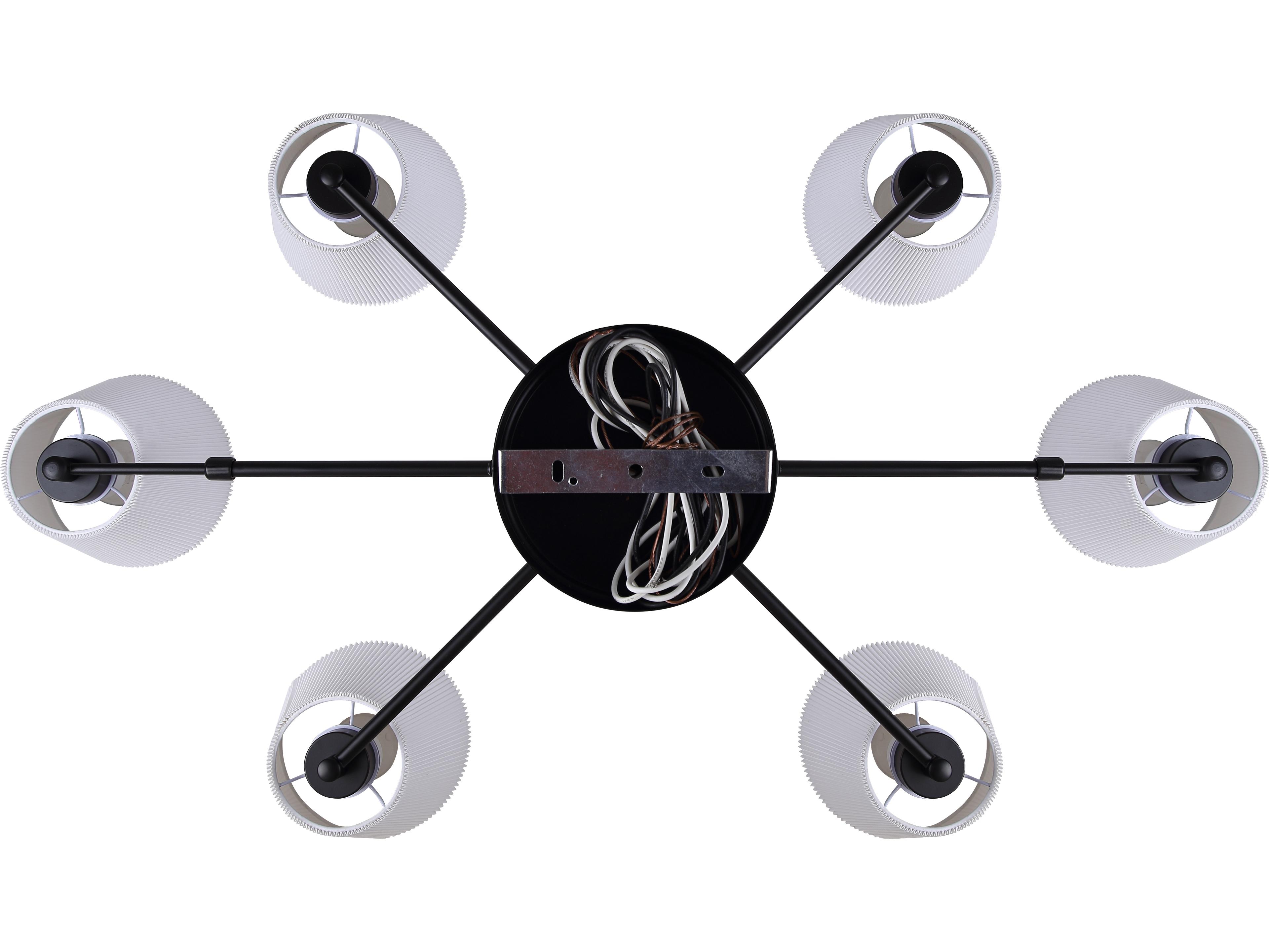 Canarm Aspen 6 -light Black Linear Chandelier