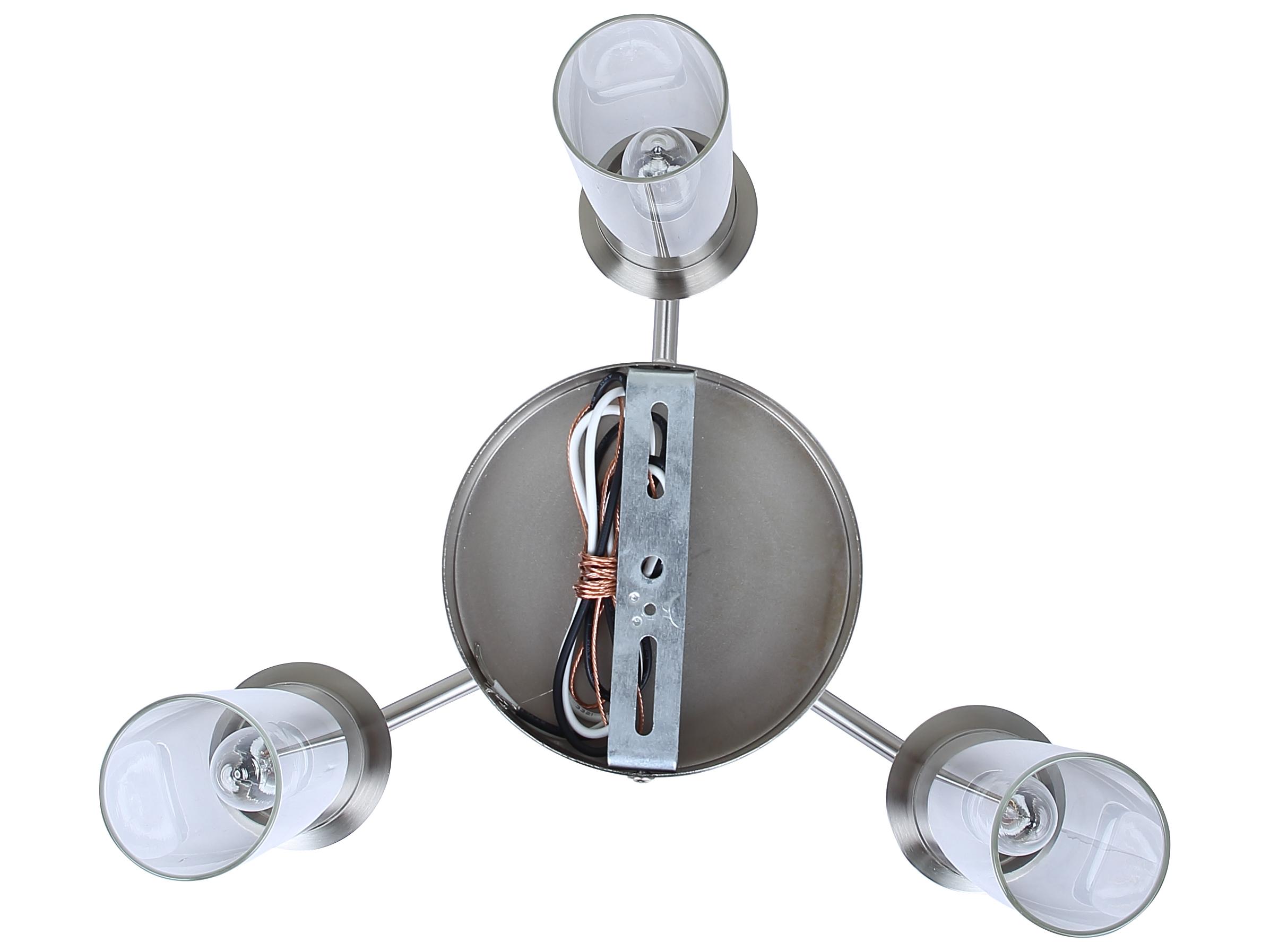 Canarm Benson 3 -light Nickel Cylinder Chandelier