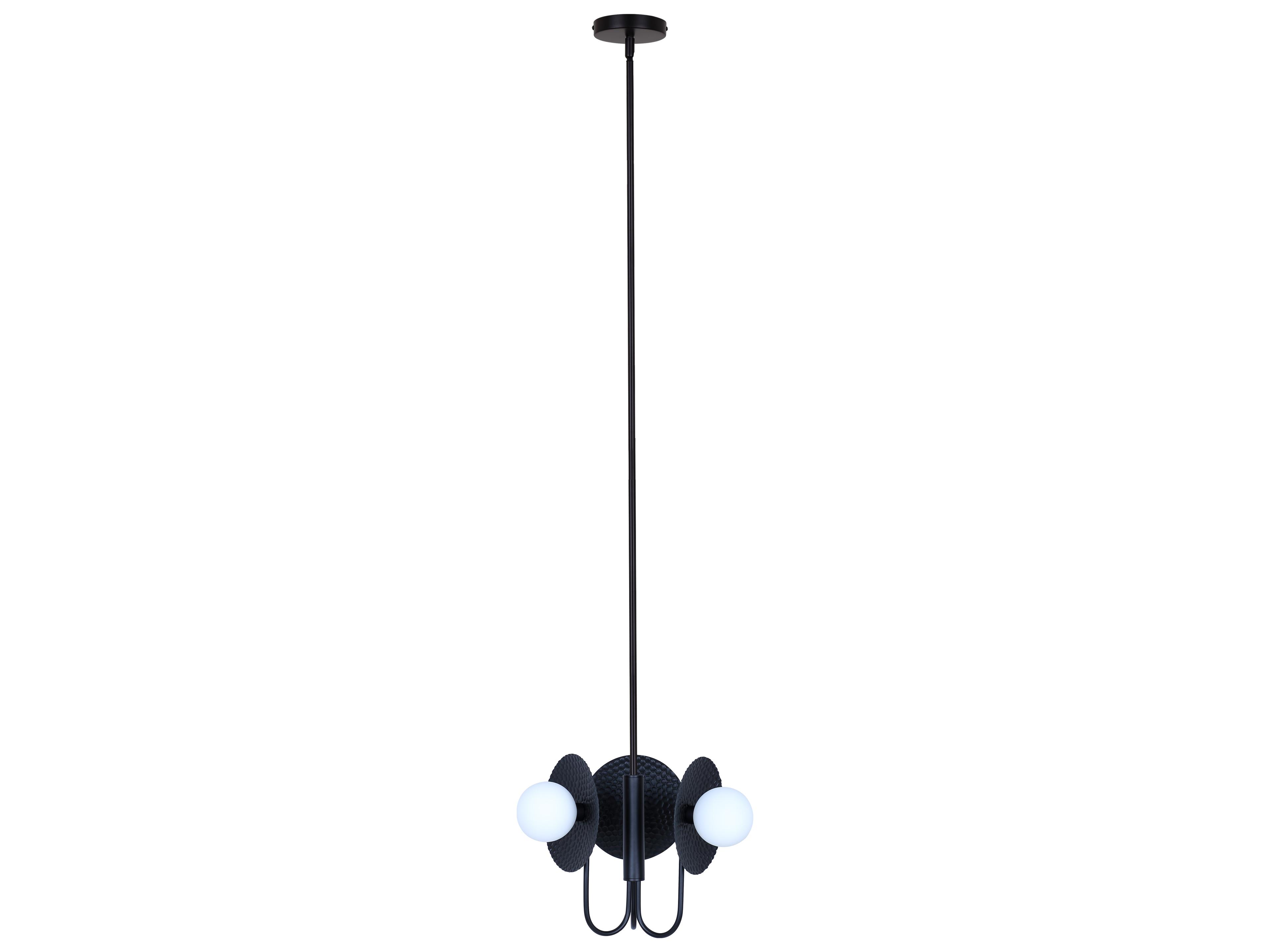 Canarm Mierka 3 -light Black Globe Chandelier