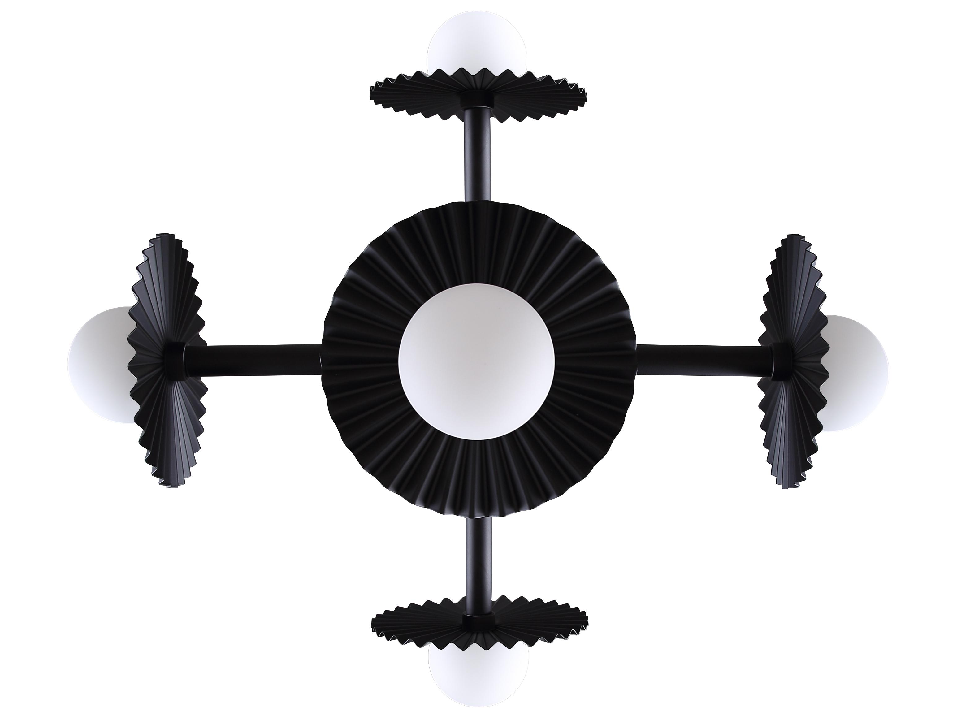 Canarm Payton 5 -light Black Chandelier