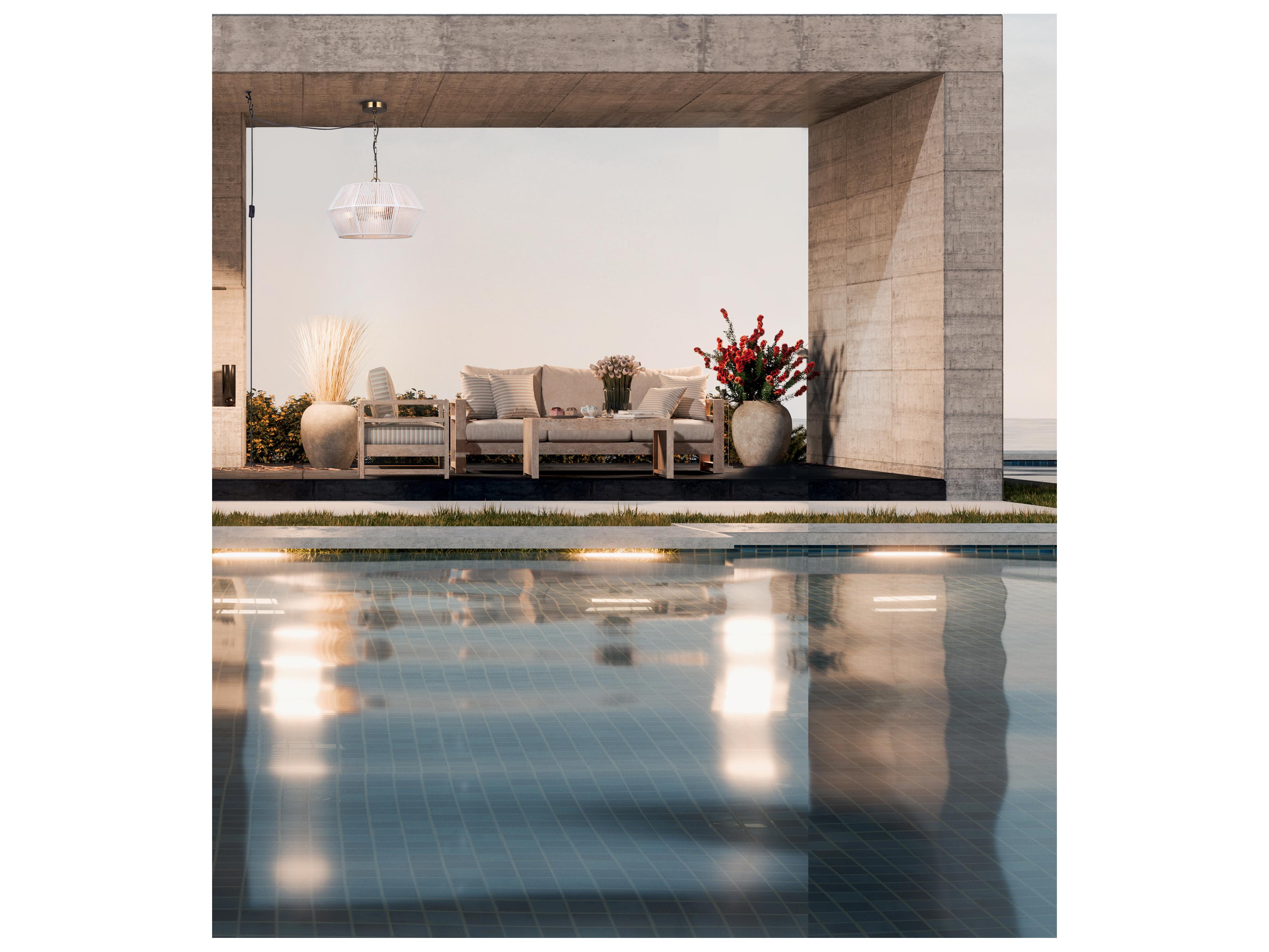 Canarm Ikaria 4 -light Gold Drum Pendant