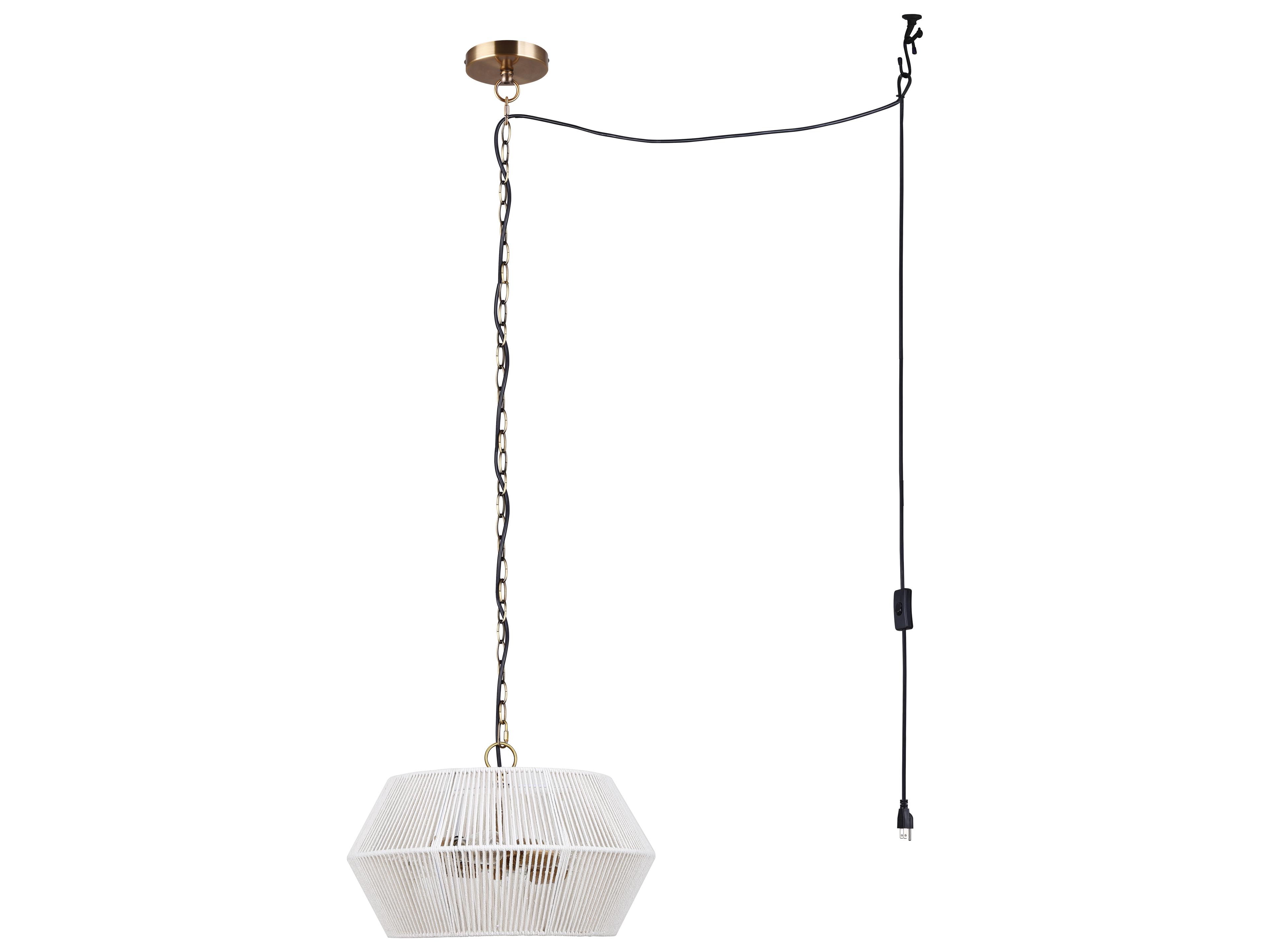 Canarm Ikaria 4 -light Gold Drum Pendant