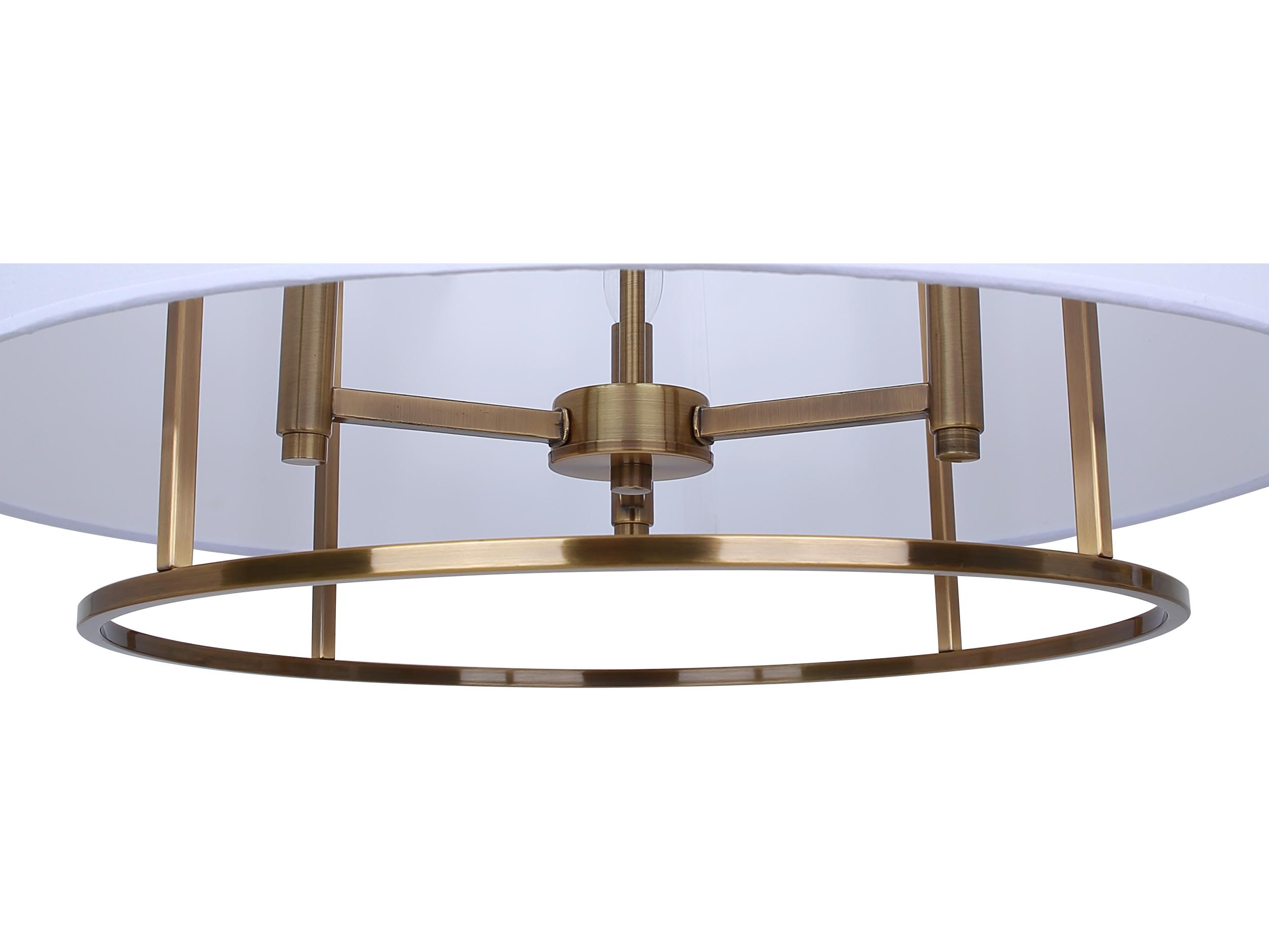 Canarm Bonnie 3 -light Gold Drum Pendant
