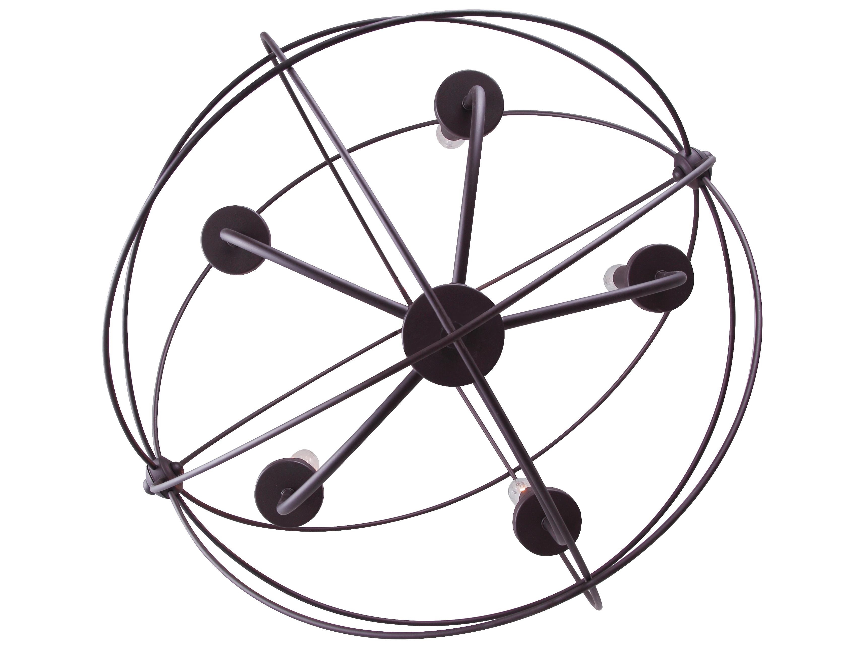 Canarm Sumerside 5 -light Bronze Globe Chandelier