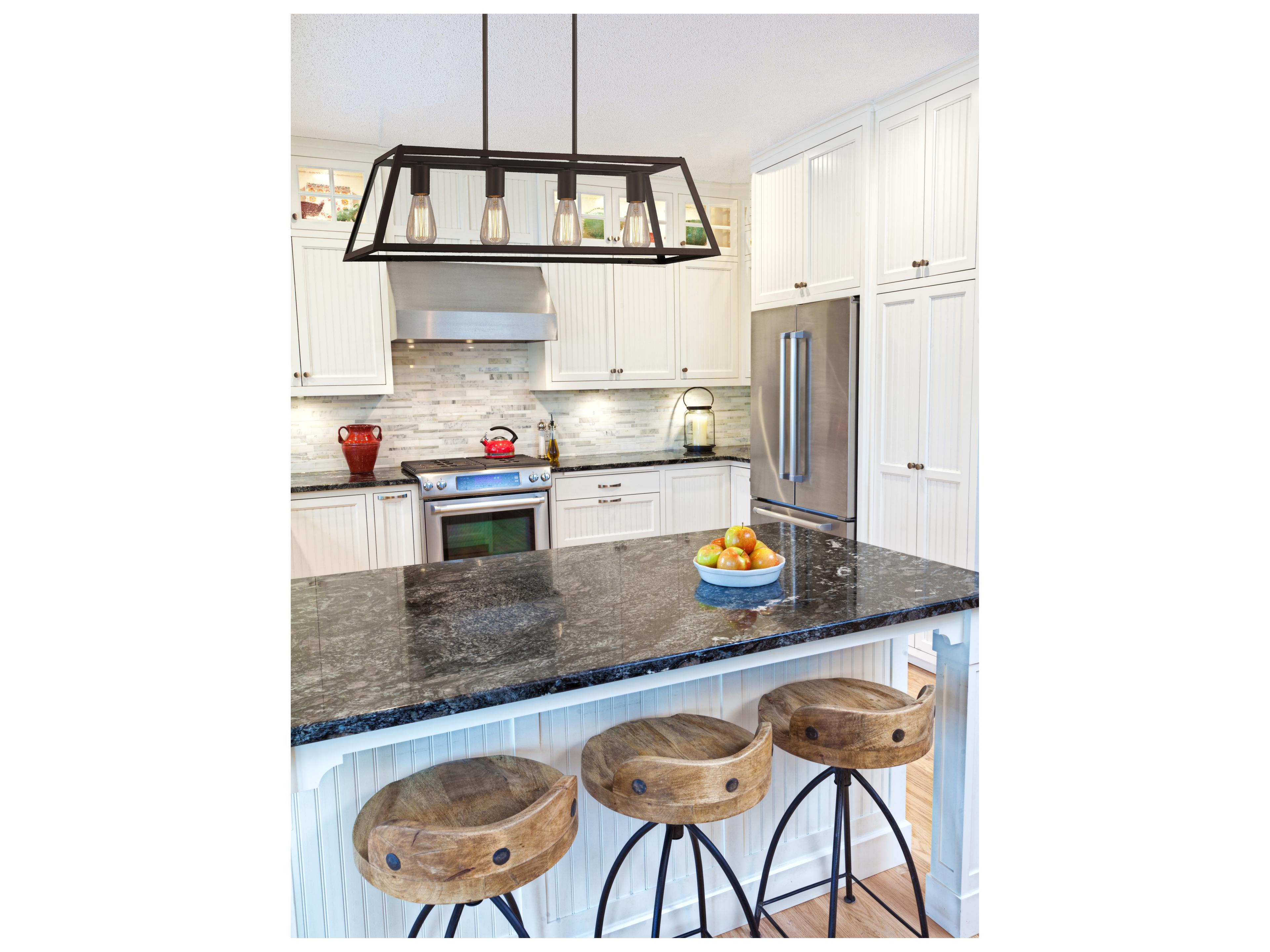 Canarm Flynn 4 -light Bronze Chandelier