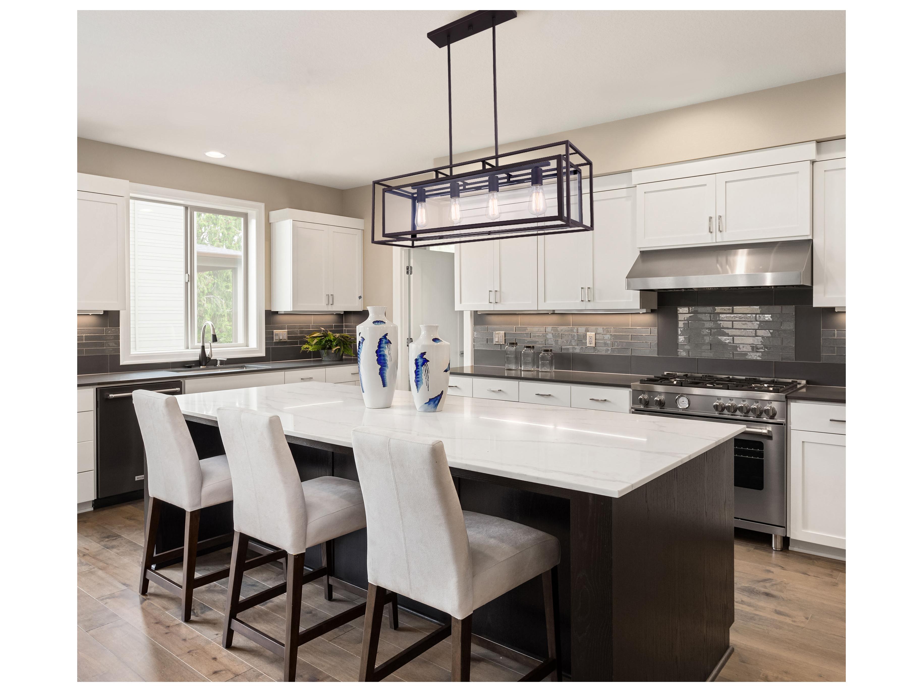 Canarm Isola 4 -light Bronze Chandelier