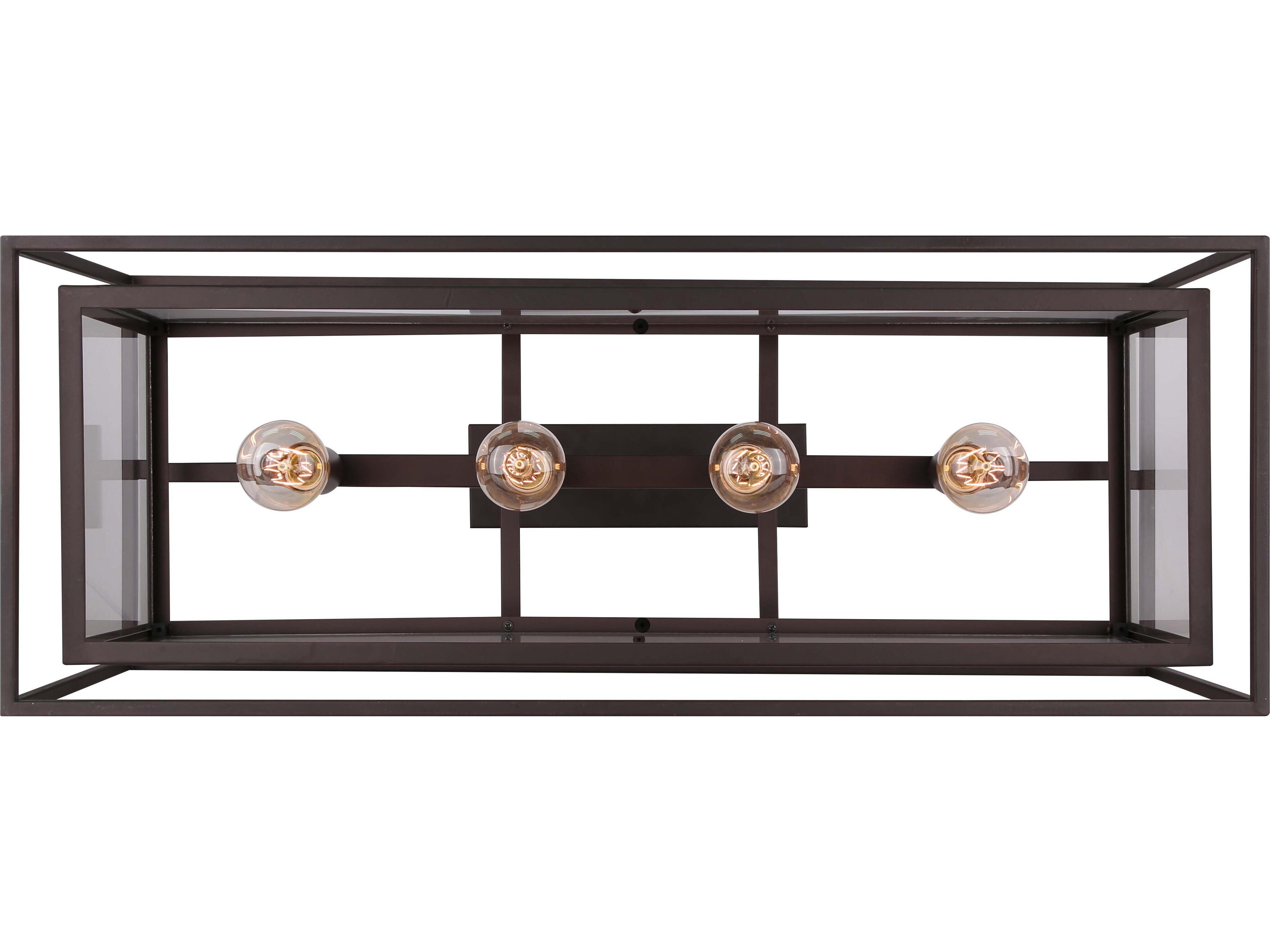 Canarm Isola 4 -light Bronze Chandelier