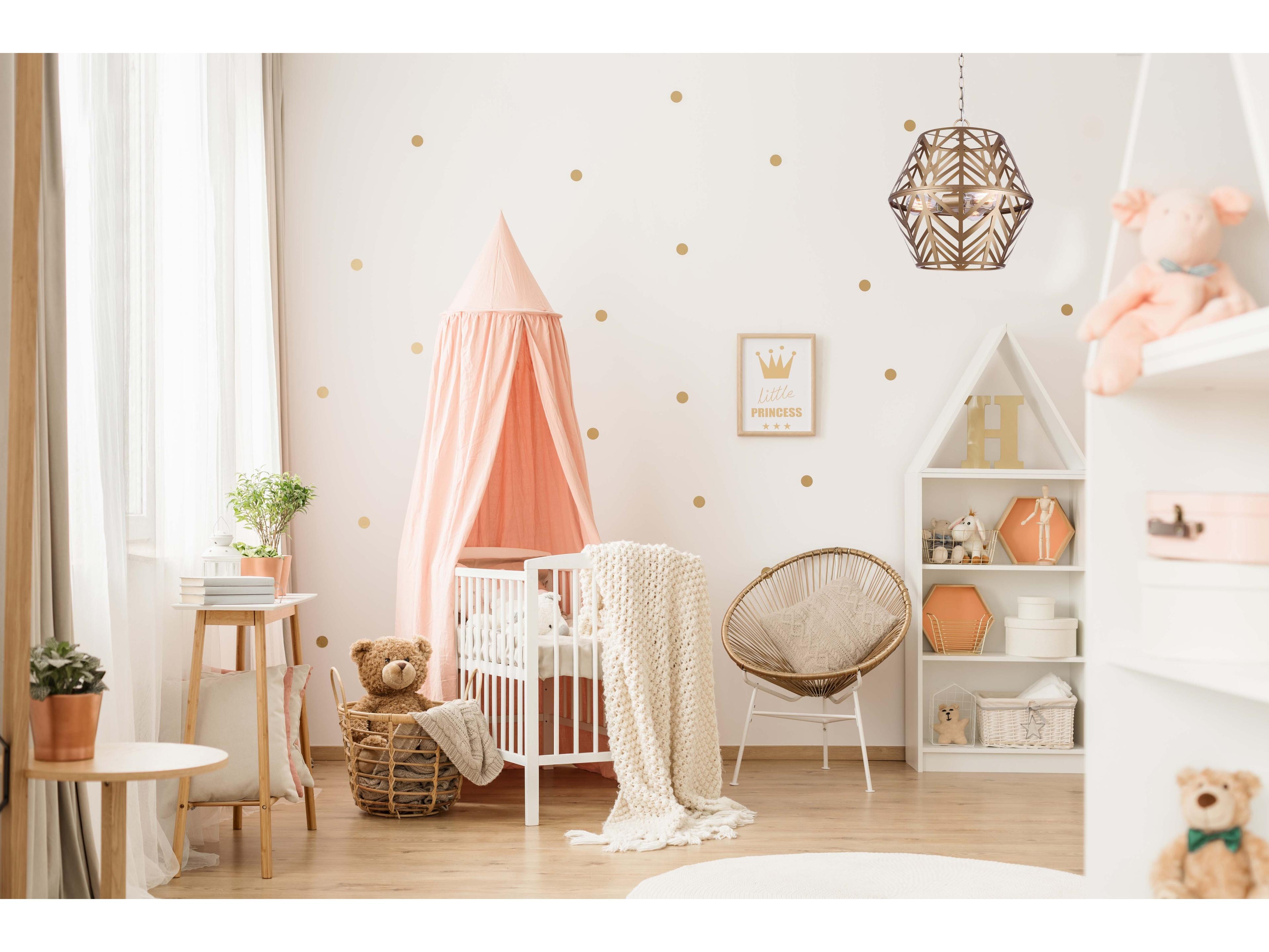 Canarm Maud 3 -light Gold Geometric Chandelier