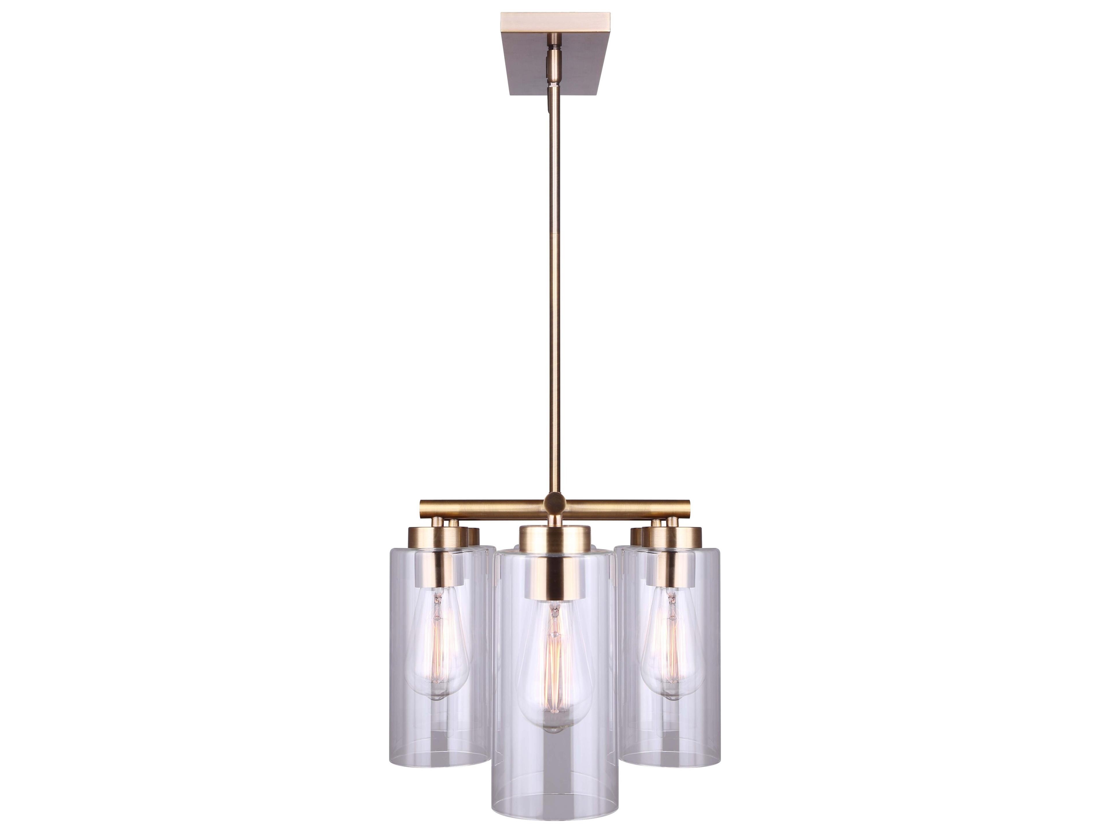 Canarm Jett 6 -light Gold Linear Chandelier