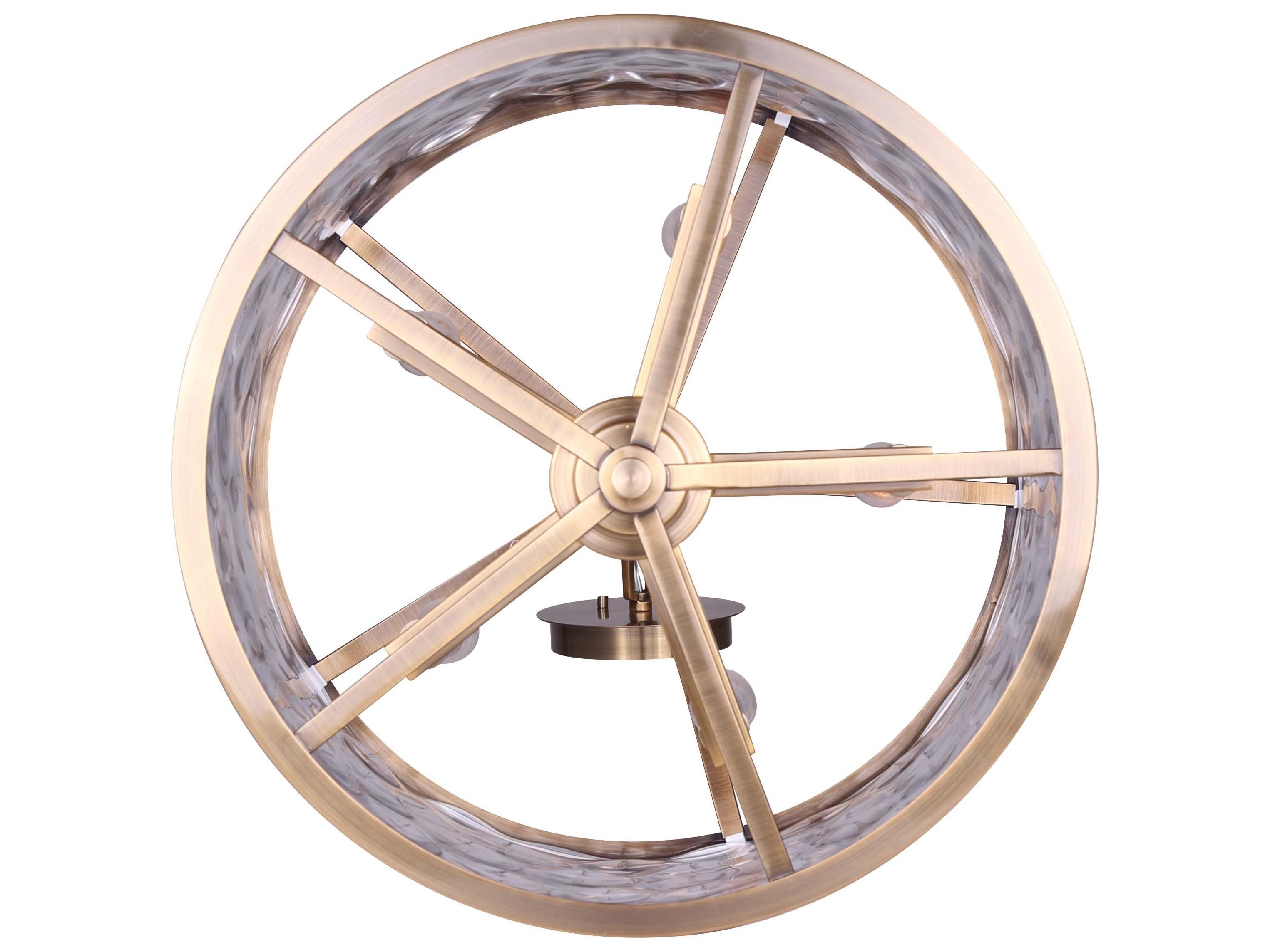 Canarm Frankie 5 -light Gold Drum Pendant