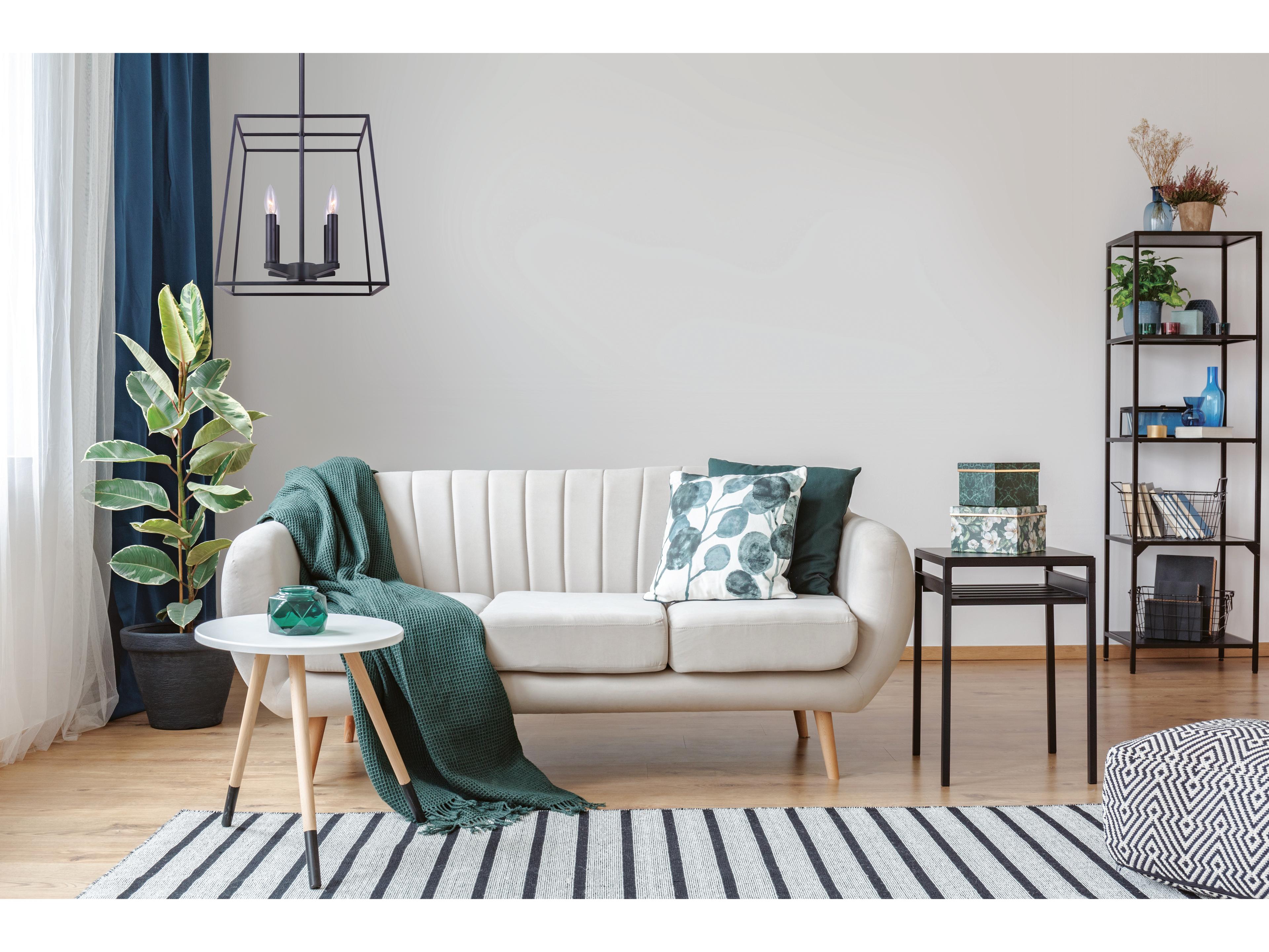 Canarm Wexford 4 -light Black Chandelier