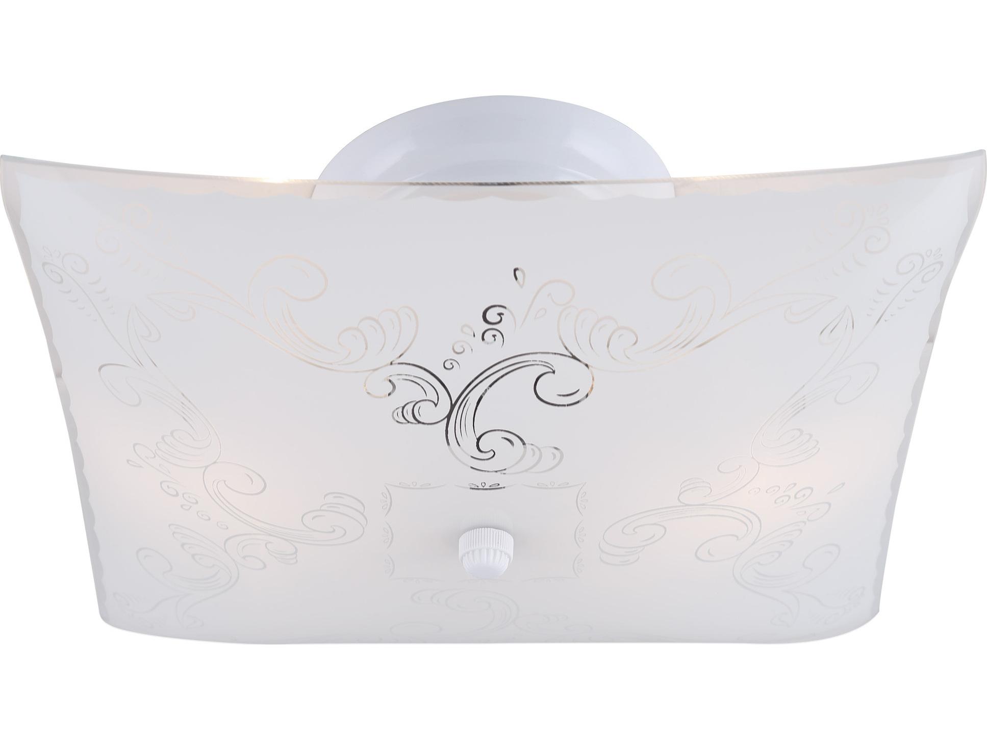 Canarm Icl7 Wh 2 -light White Traditional Flush Mount