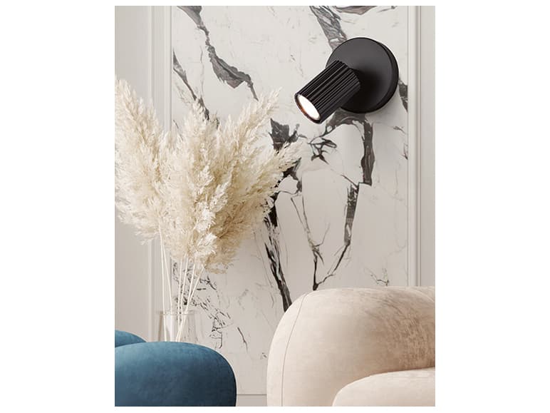 Canarm Rexton 1 -light Black LED Cylinder Spot Light