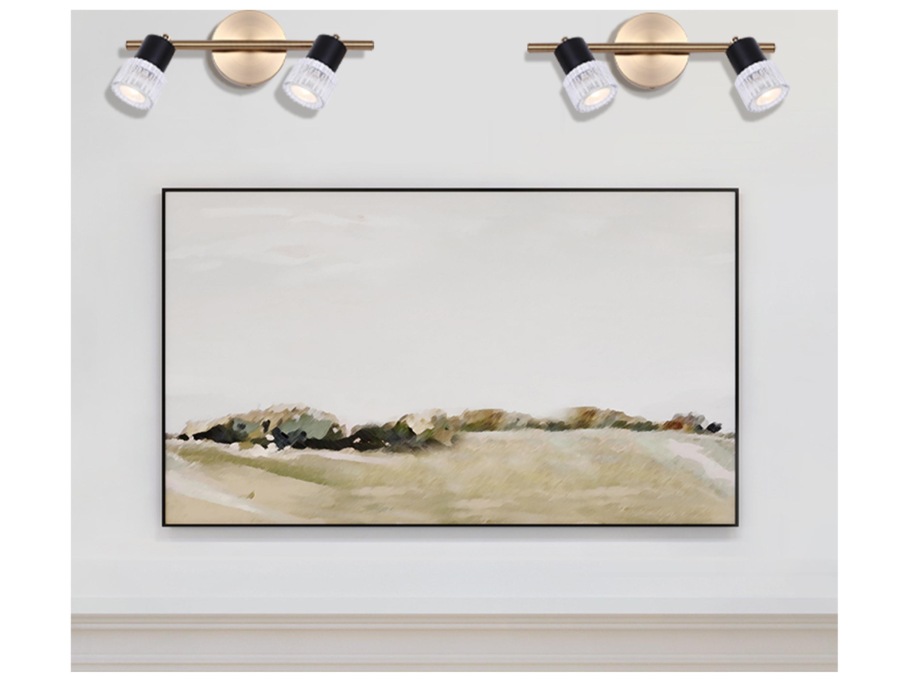 Canarm Elsee 2 -light Black Cylinder Spot Light