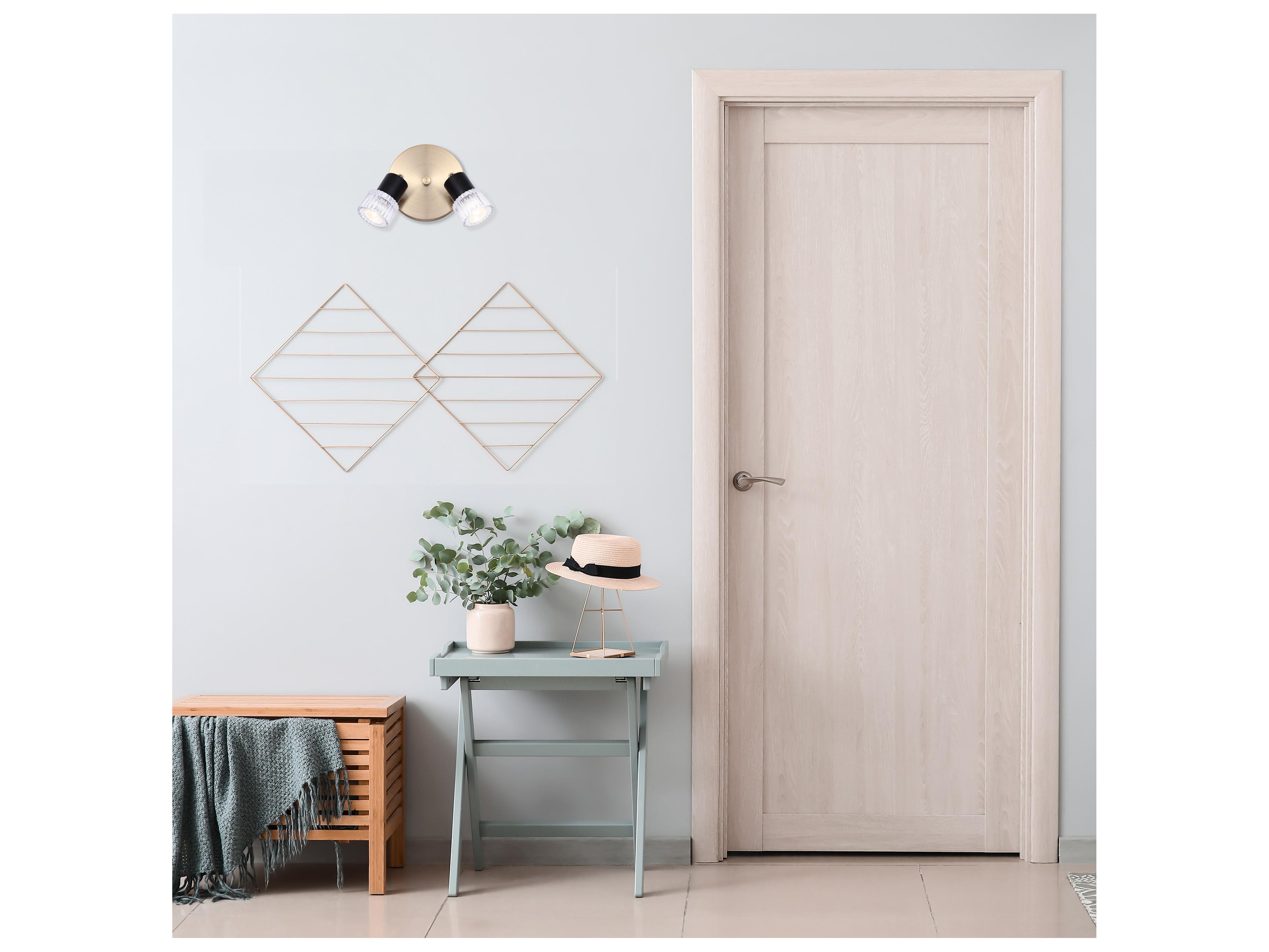 Canarm Elsee 2 -light Black Cylinder Spot Light