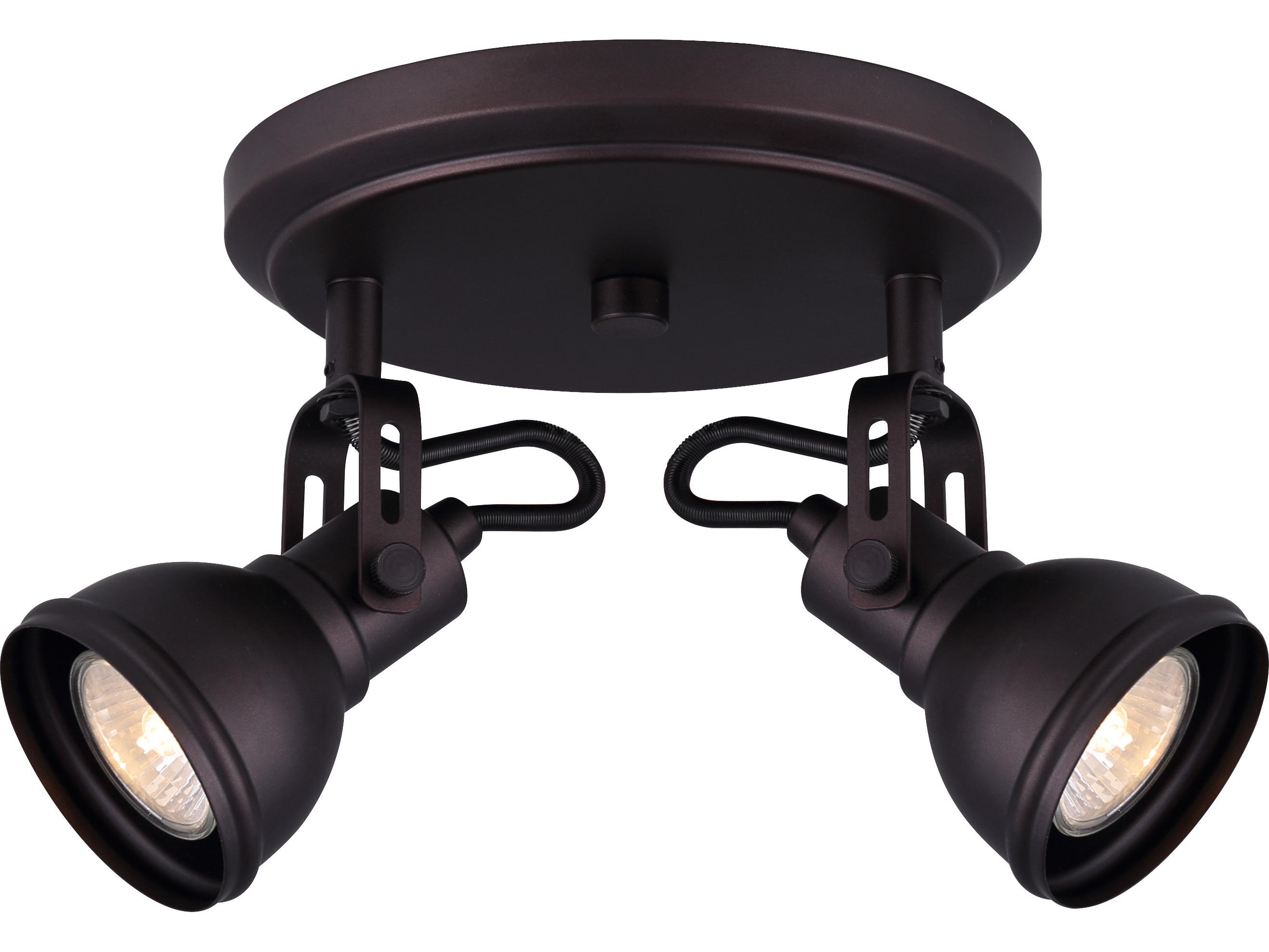 Canarm Polo 2 -light Bronze Track & Rail Light