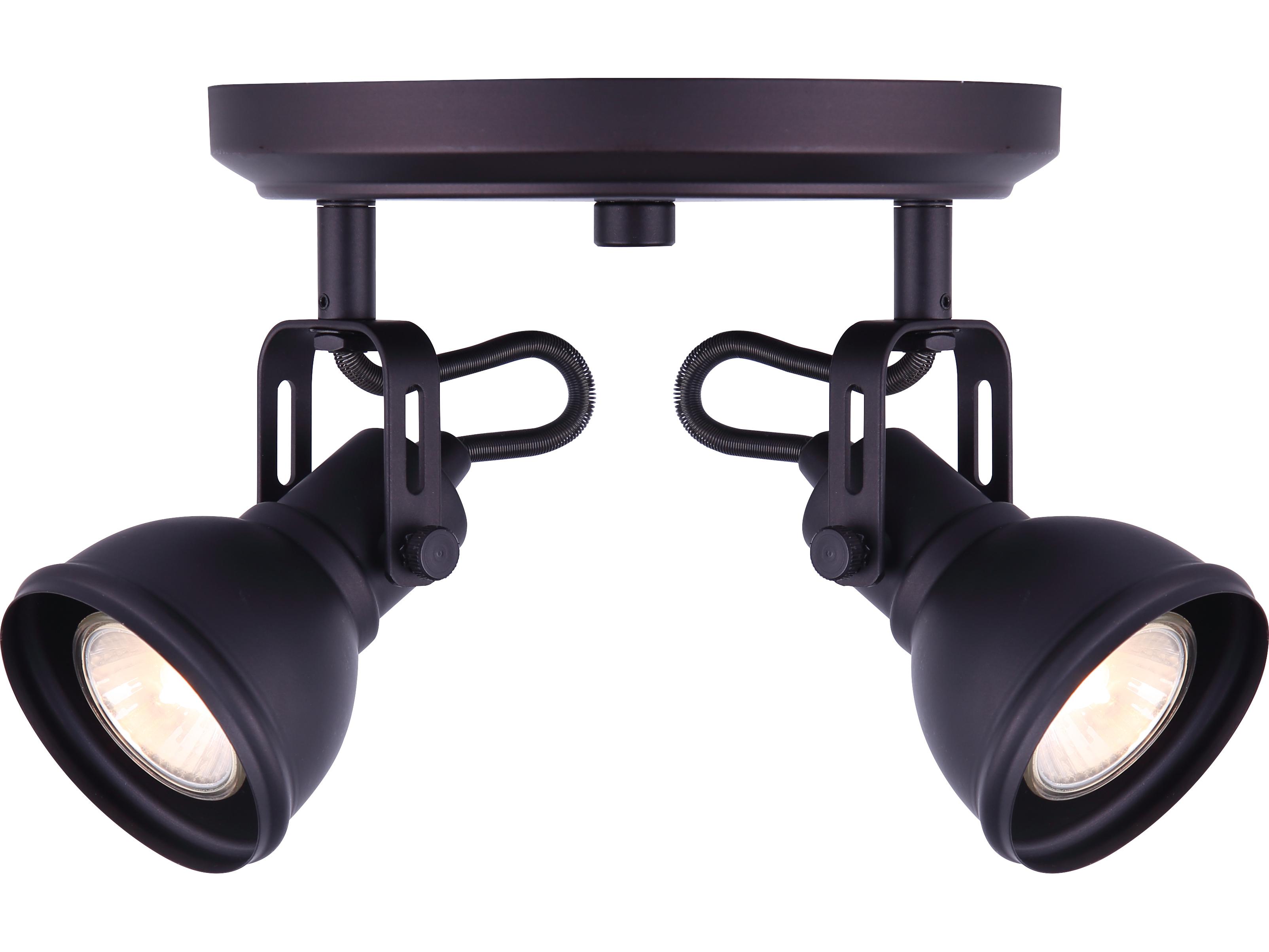 Canarm Polo 2 -light Bronze Track & Rail Light