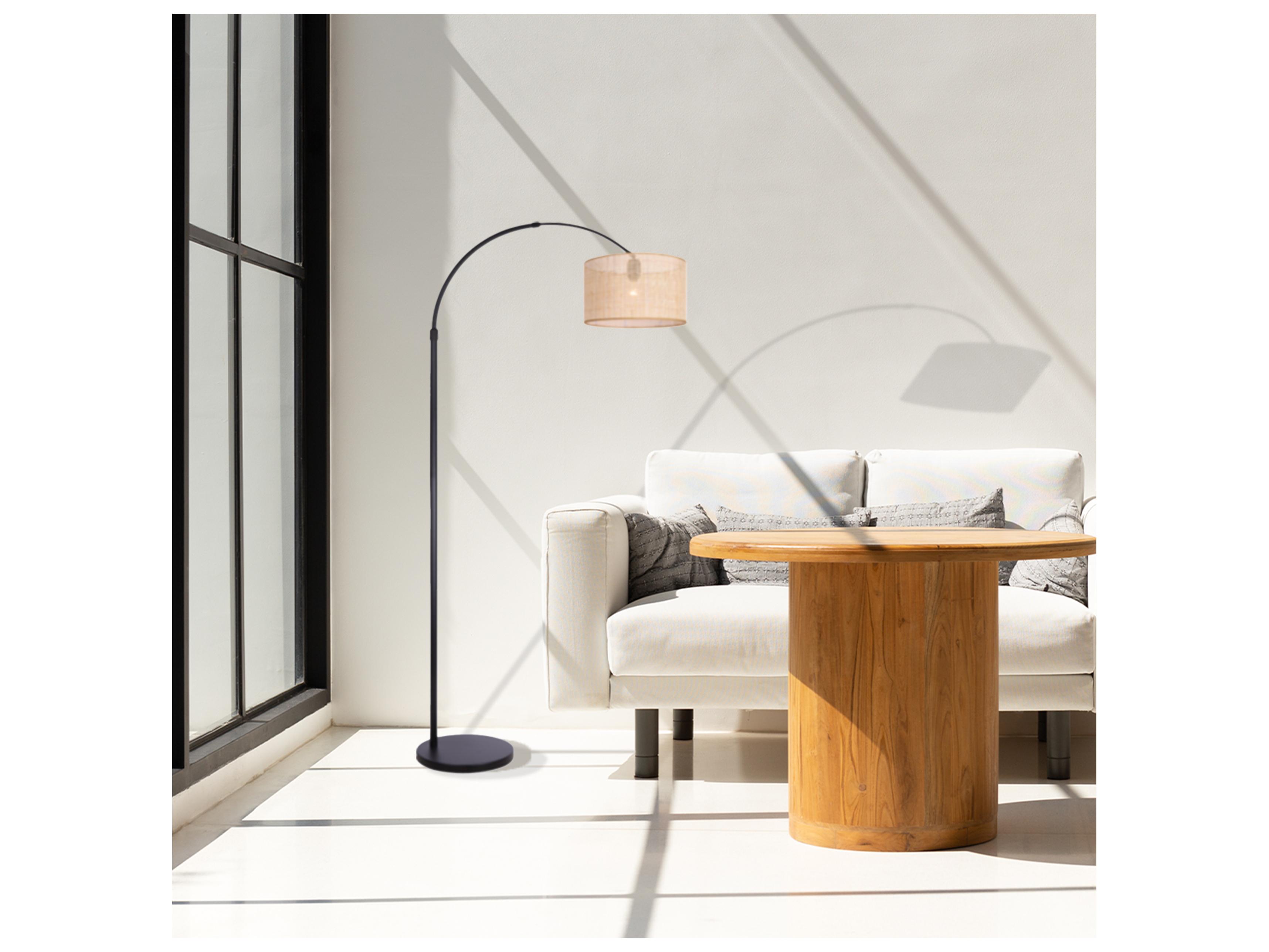 Canarm Merritt Black Floor Lamp