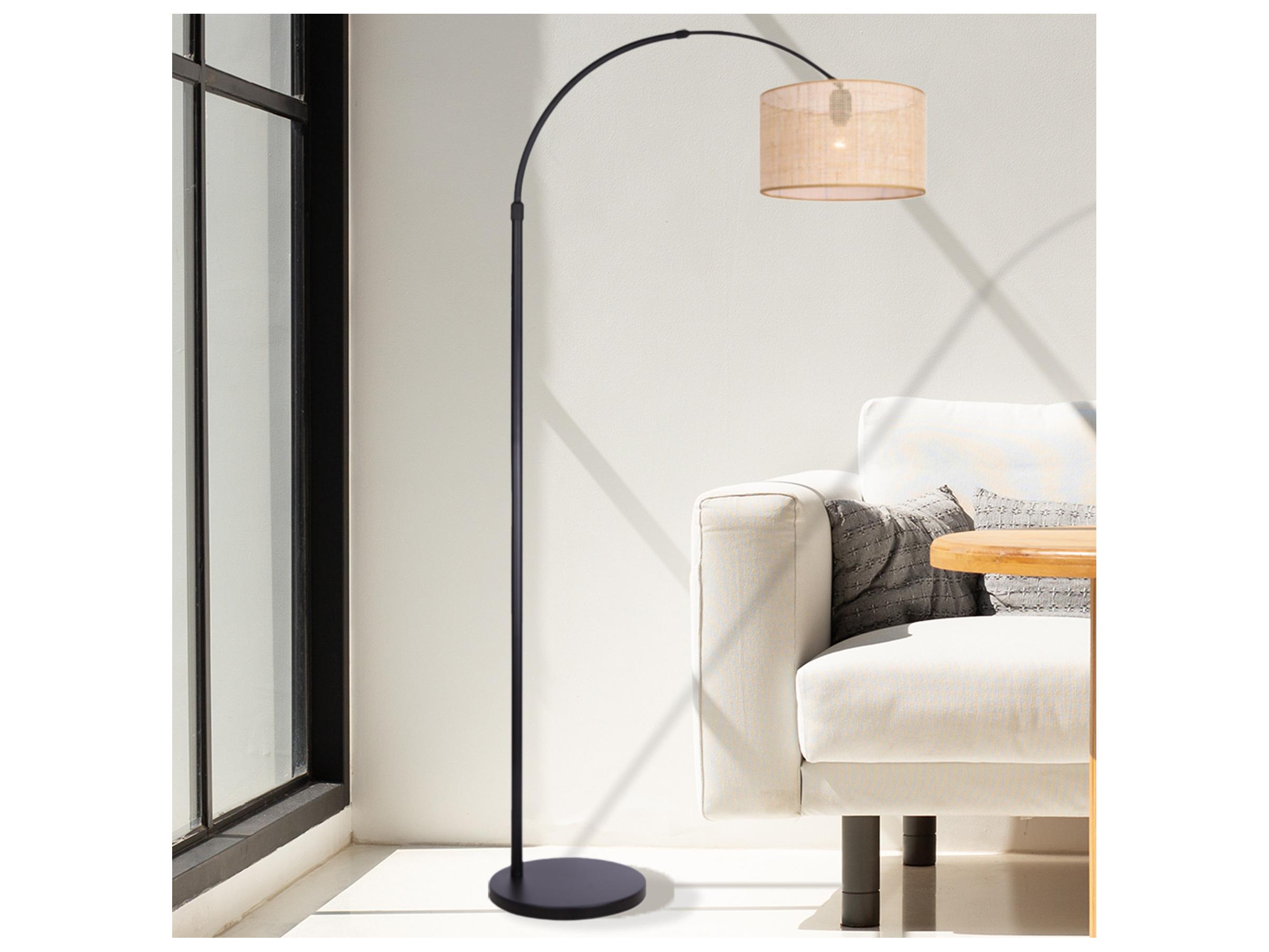 Canarm Merritt Black Floor Lamp