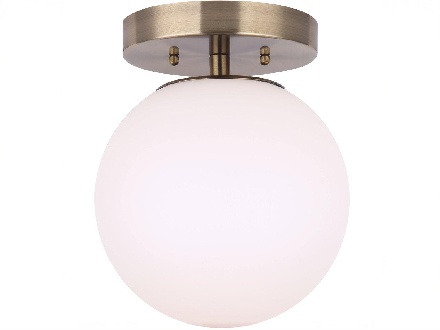 Canarm Camilo 1 -light Gold Globe Flush Mount