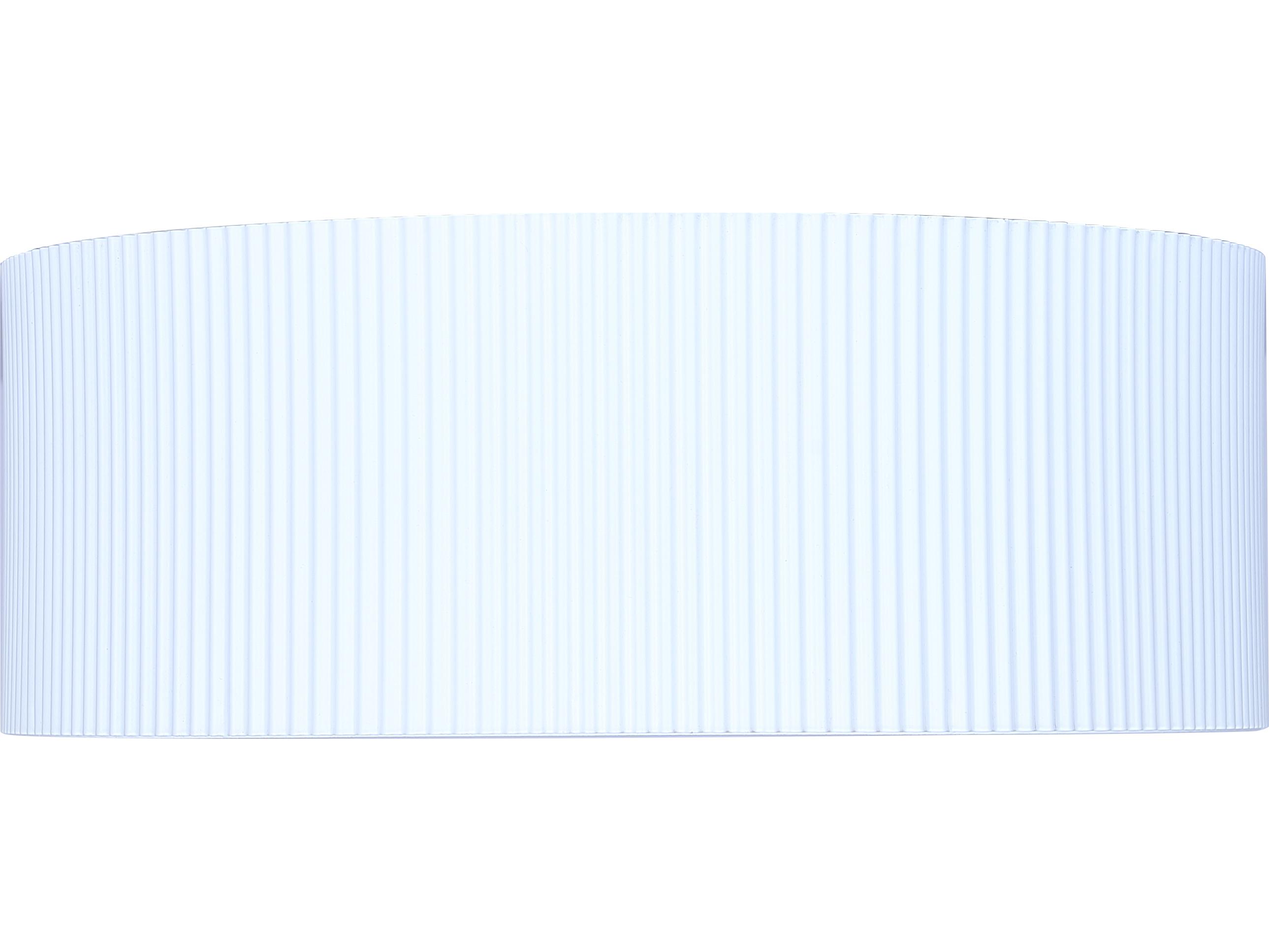 Canarm Rexton 2 -light White Drum Flush Mount