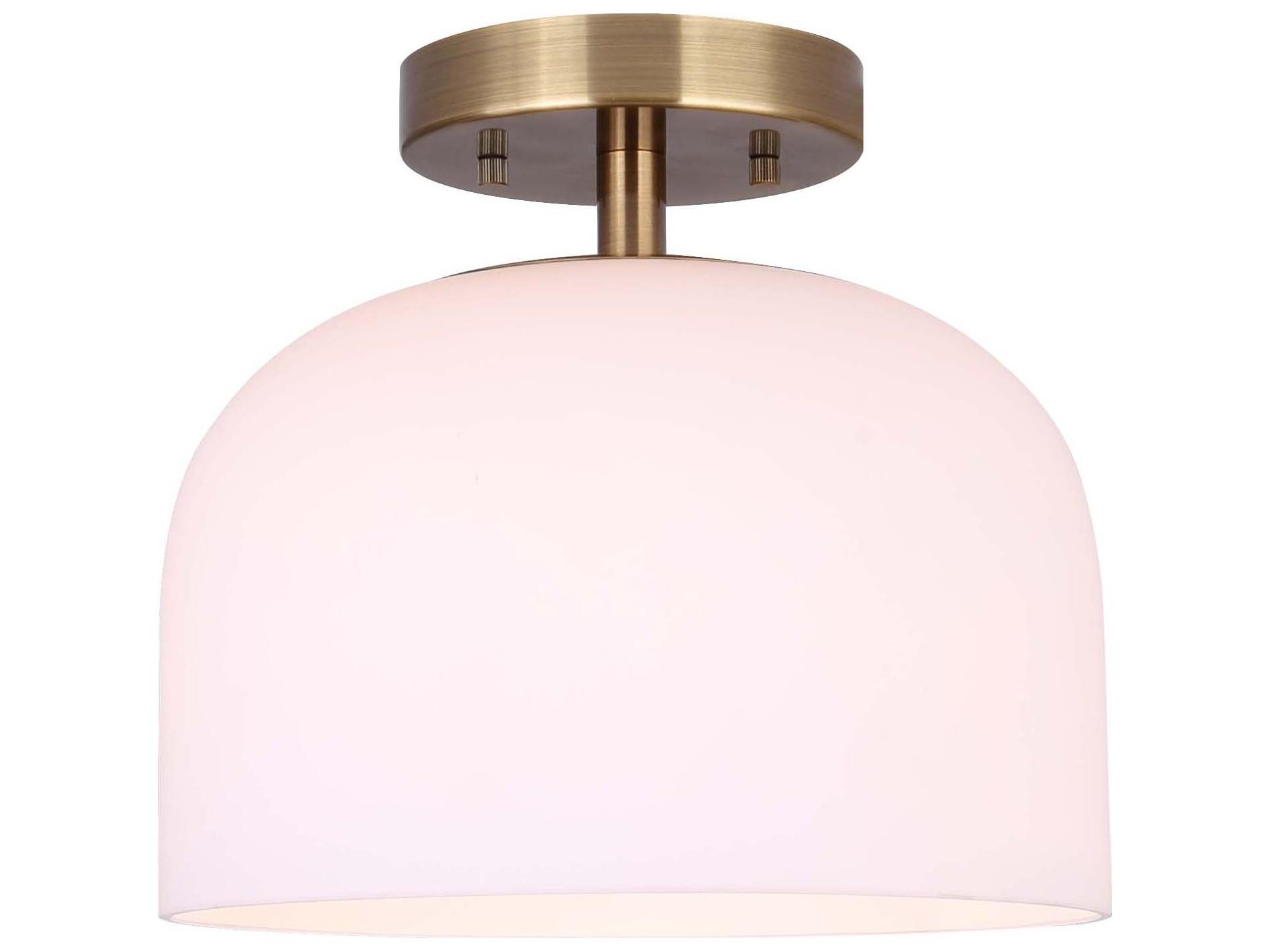 Canarm Novalee 1 -light Gold Dome Flush Mount