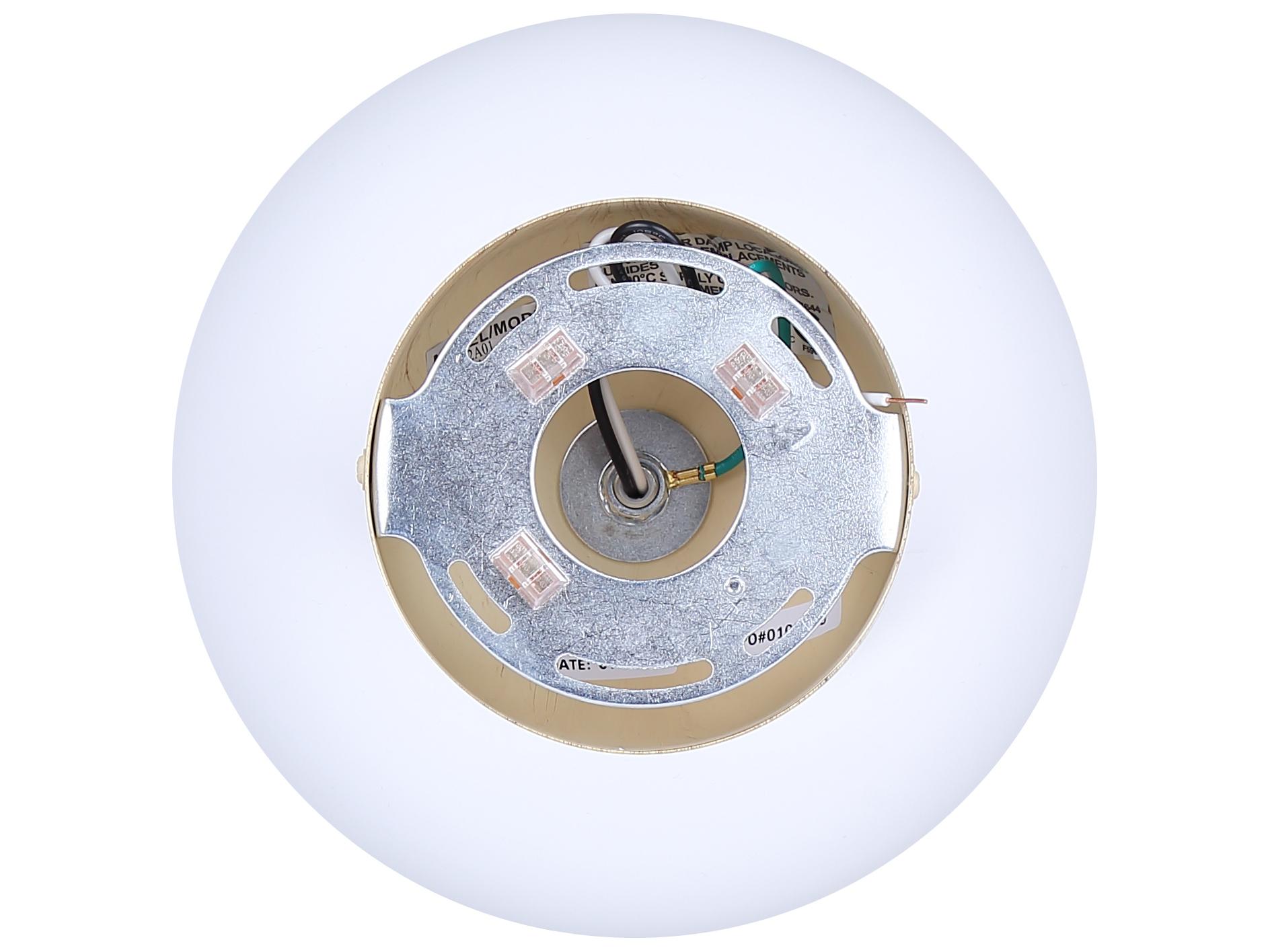 Canarm Caleb 1 -light White Dome Flush Mount